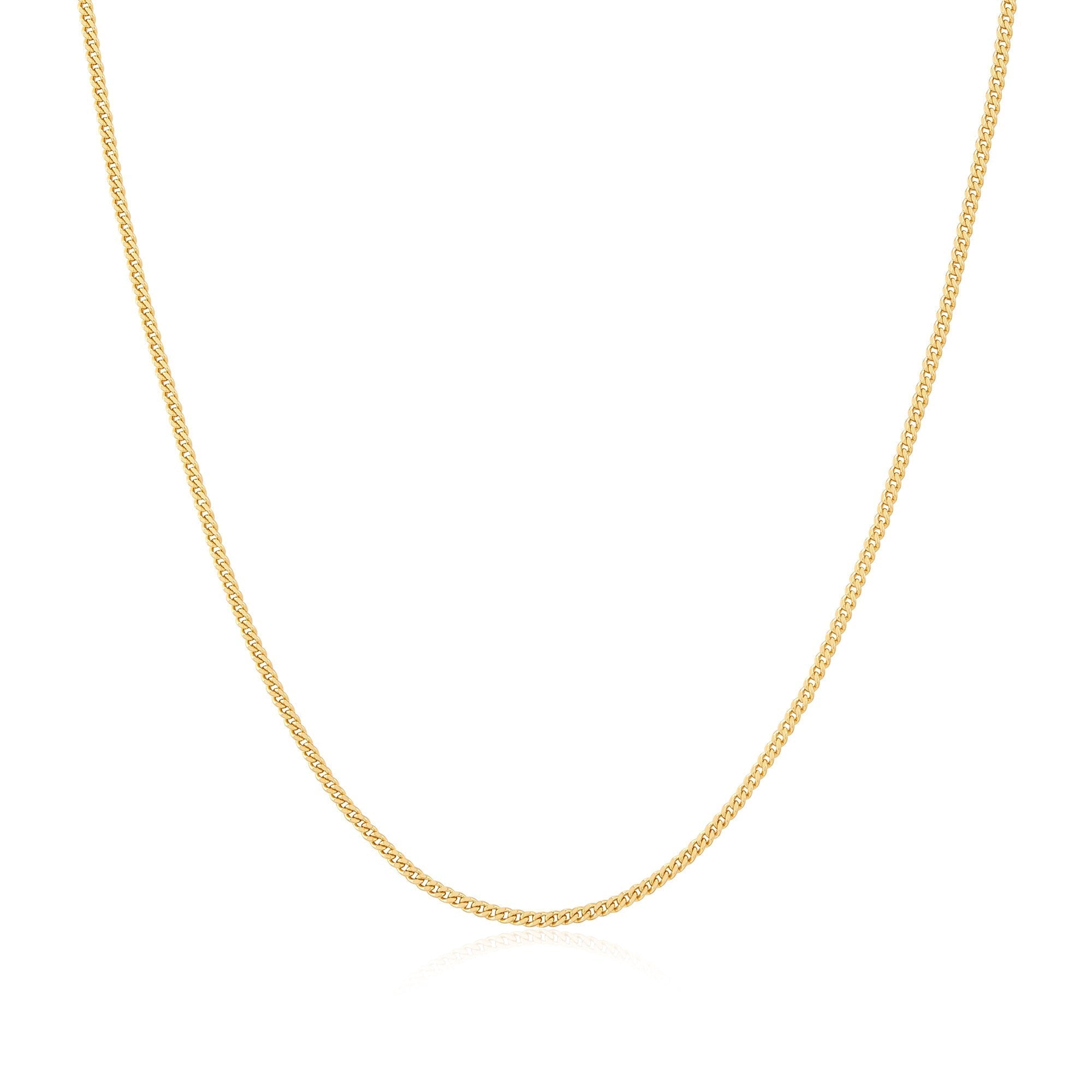 Ania Haie Gold Slim Curb Link Chain Necklace
