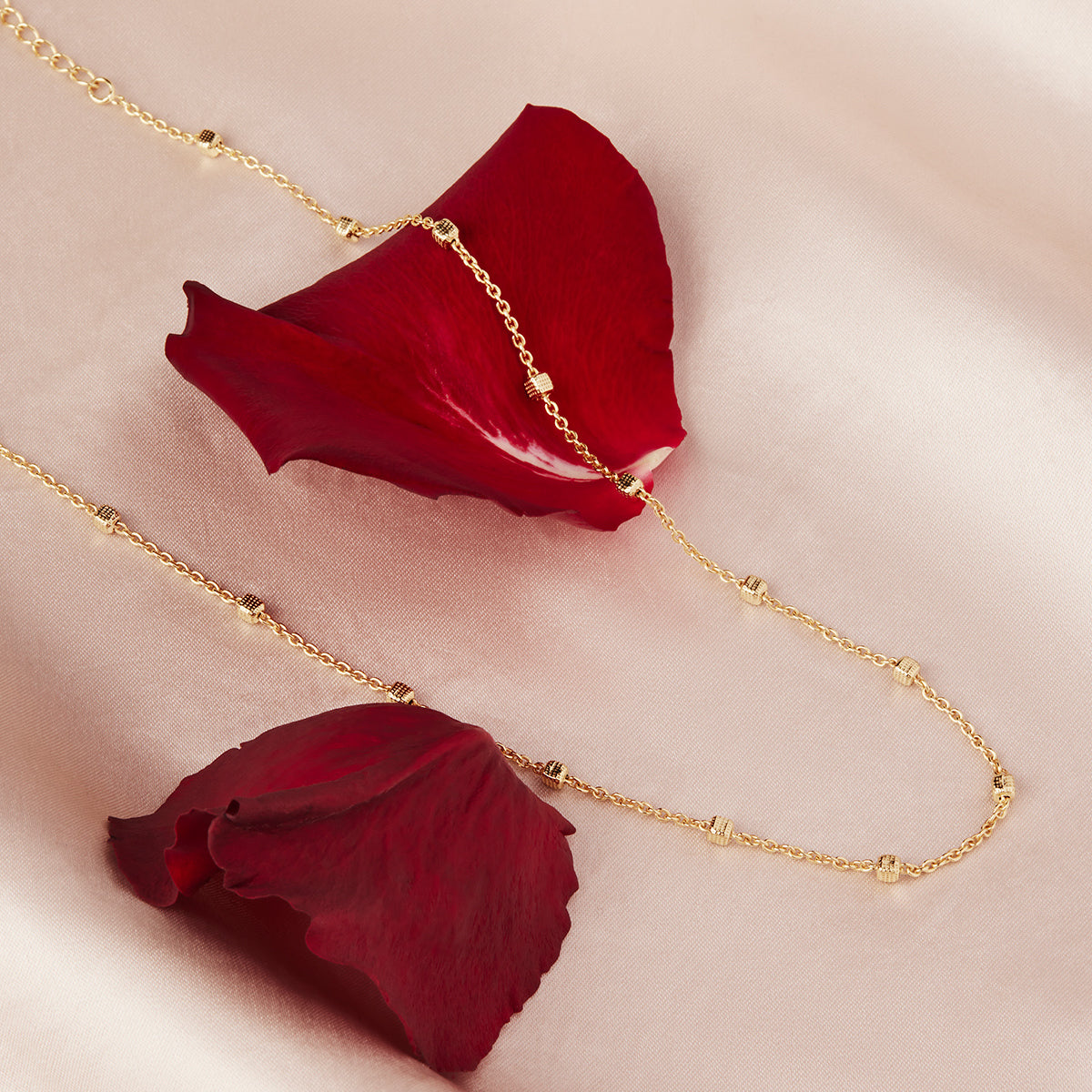 NAJO Birdsong Yellow Gold Chain Necklace (45cm+ext)
