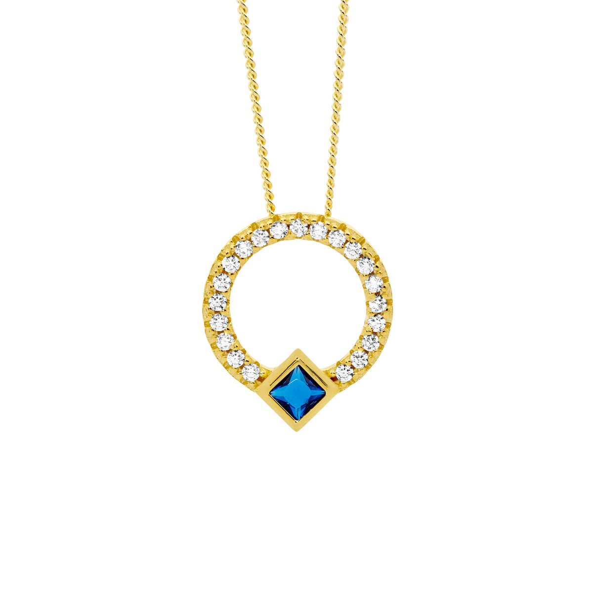 Sterling Silver Cubic Zirconia Pendant