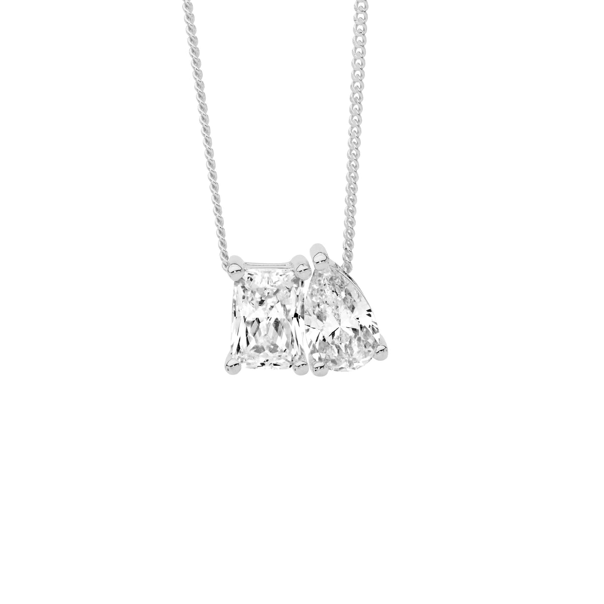 Sterling Silver Cubic Zirconia Pendant
