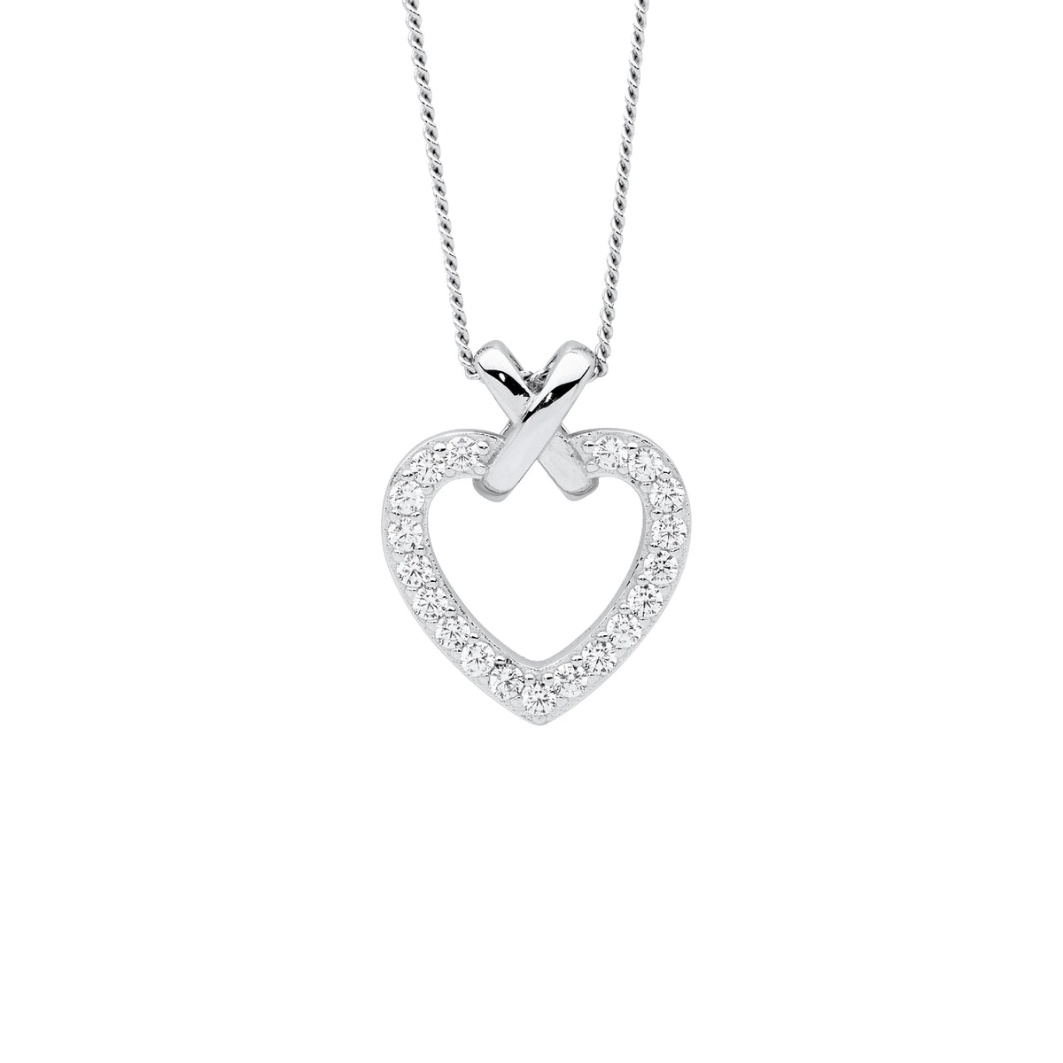Sterling Silver Cubic Zirconia Pendant
