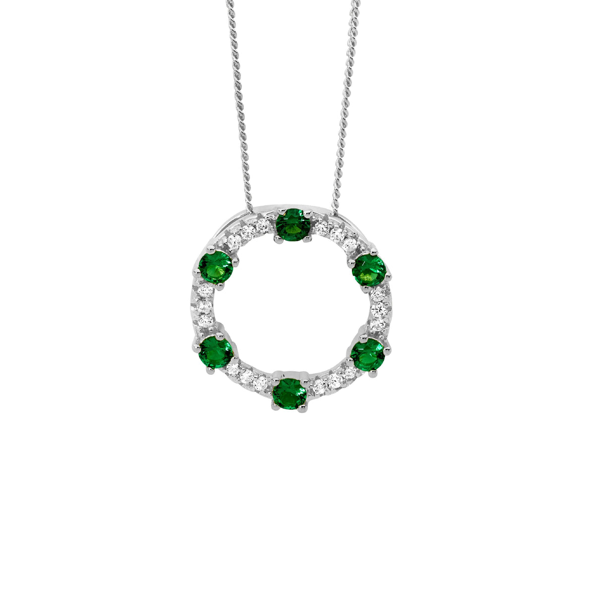 Sterling Silver Cubic Zirconia Pendant