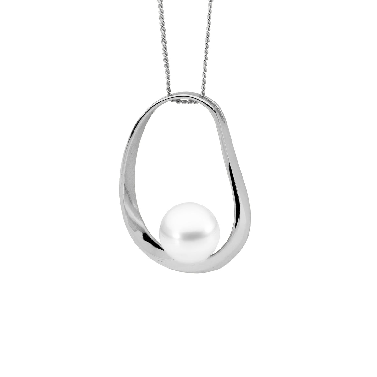 Sterling Silver Pearl Pendant