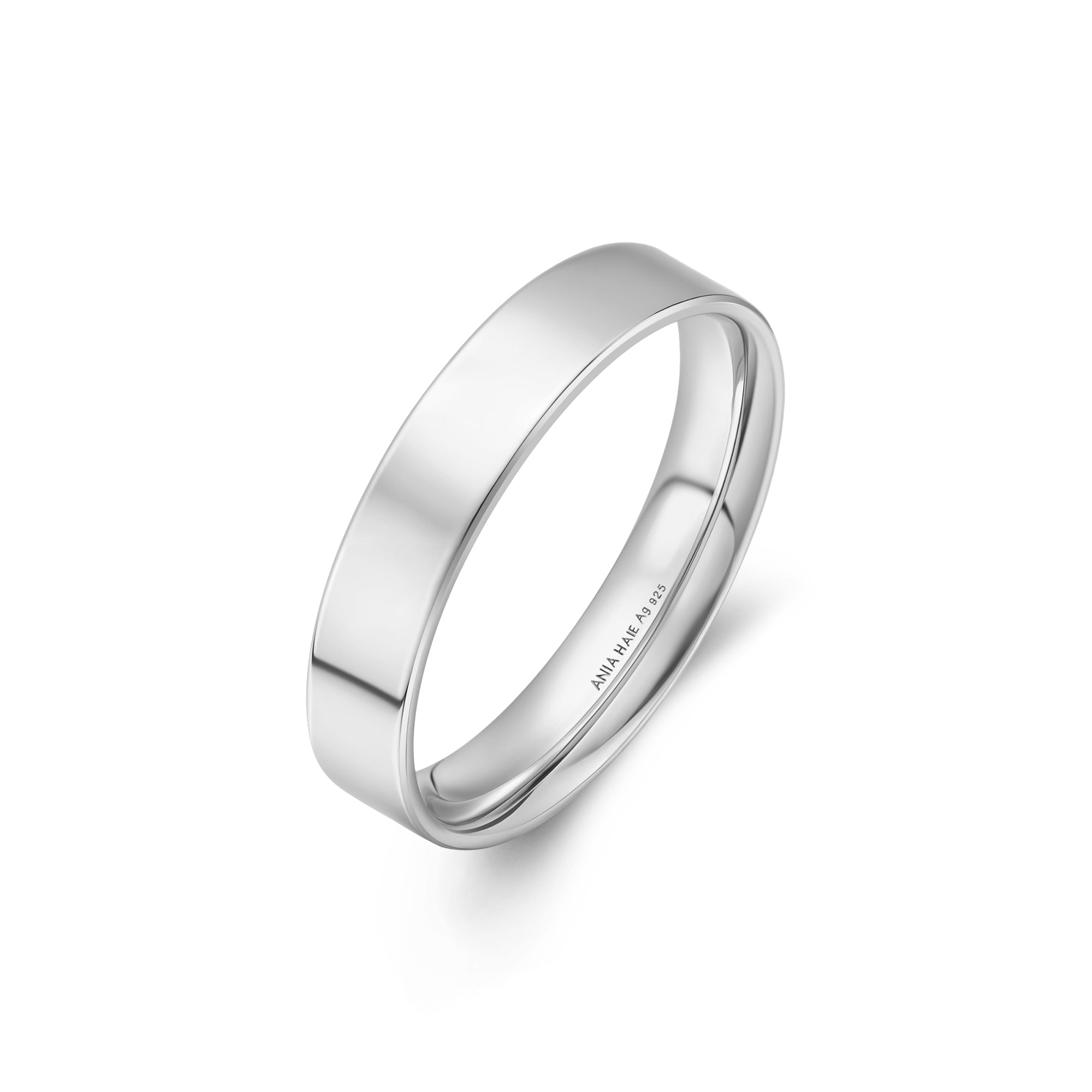 Ania Haie Silver Smooth Band 4mm