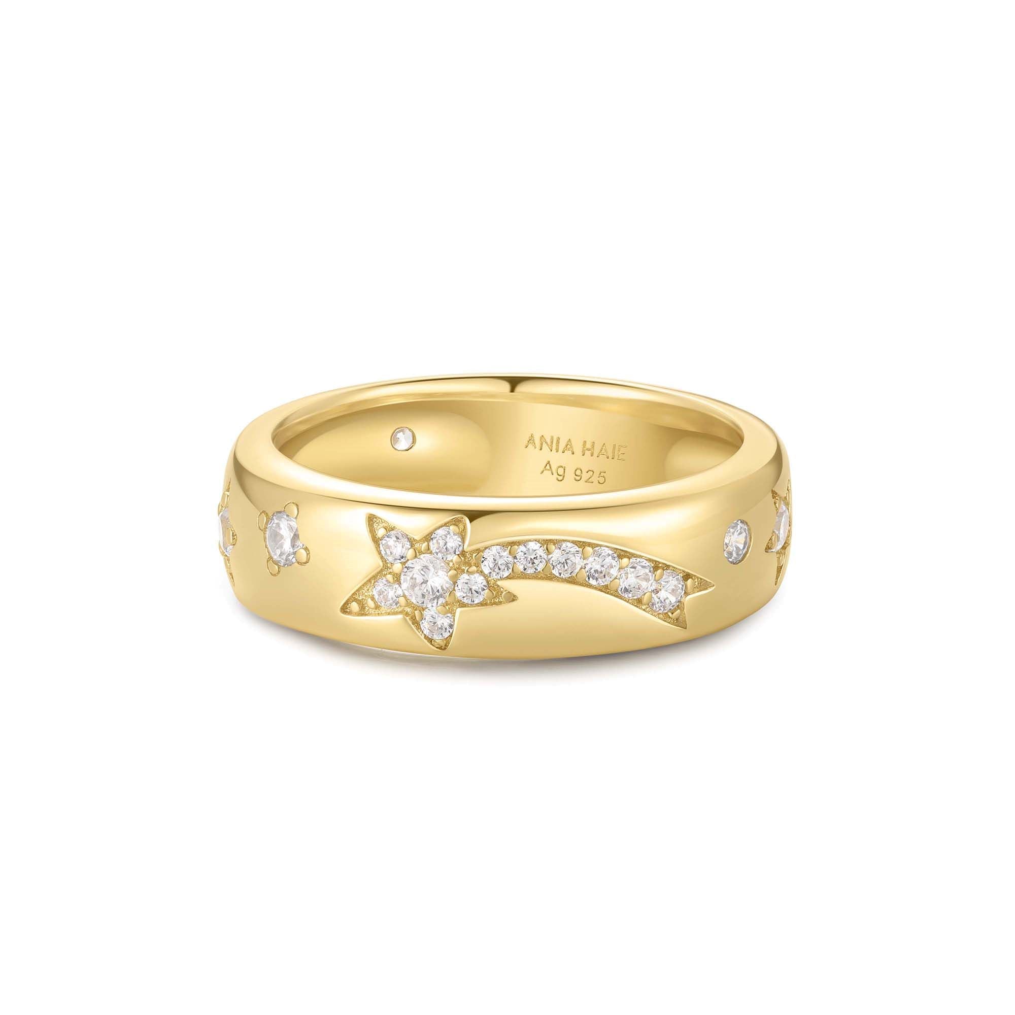 Gold Celestial Chunky Ring