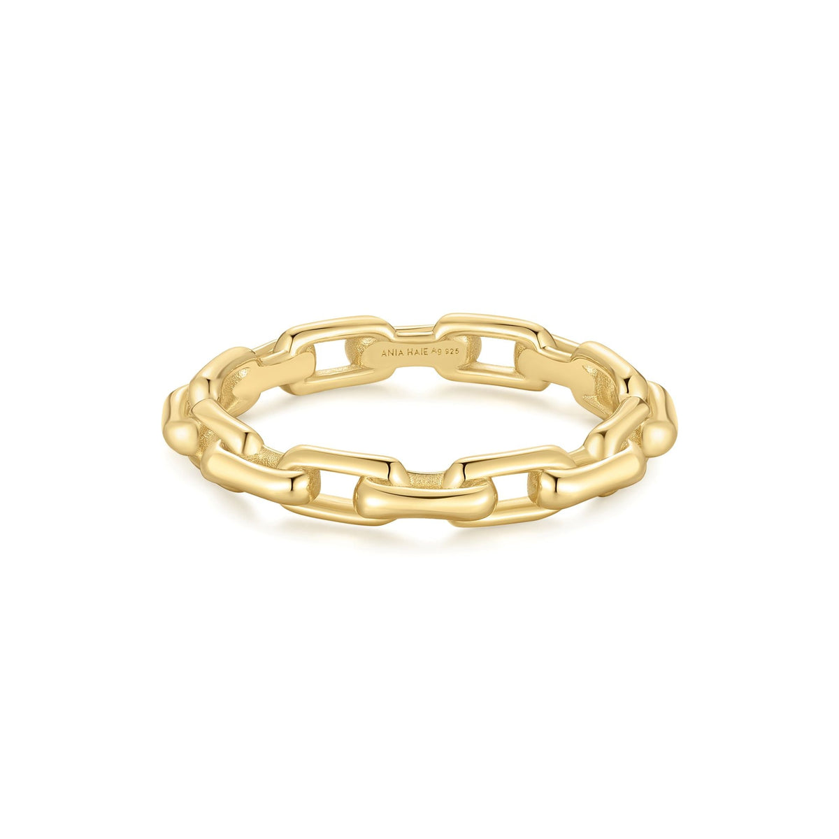 Ania Haie Gold Paper Clip Link Ring