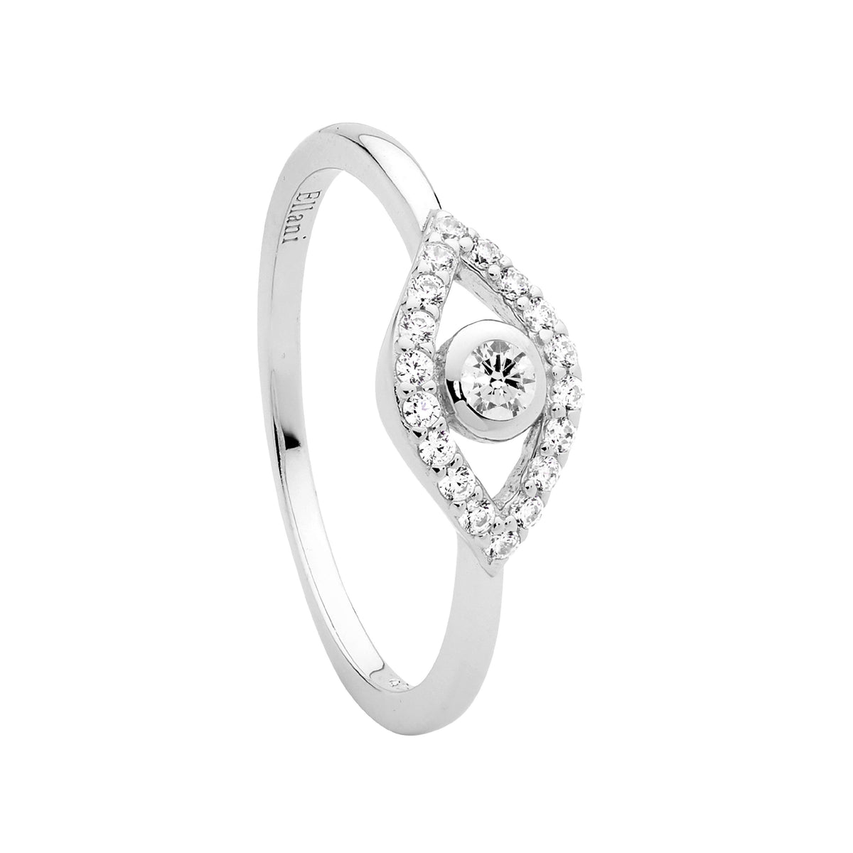 Sterling Silver Cubic Zirconia Ring