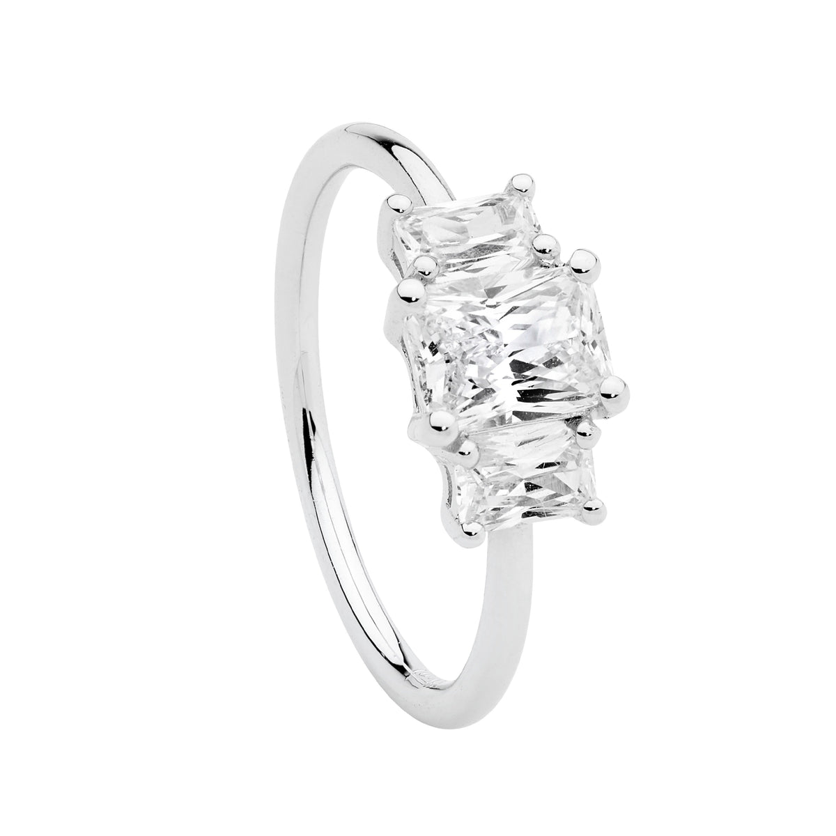 Sterling Silver Cubic Zirconia Ring