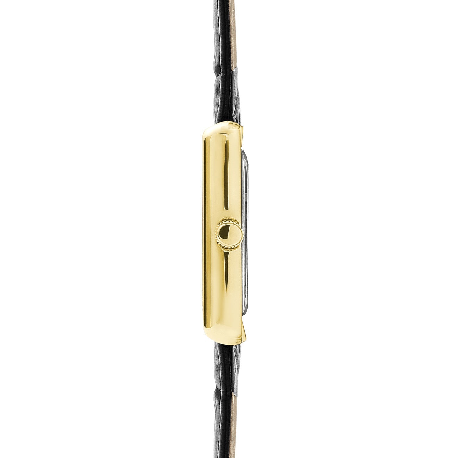 Sekonda Mens Clement Guilloche Dial Black Leather 28x37mm Watch