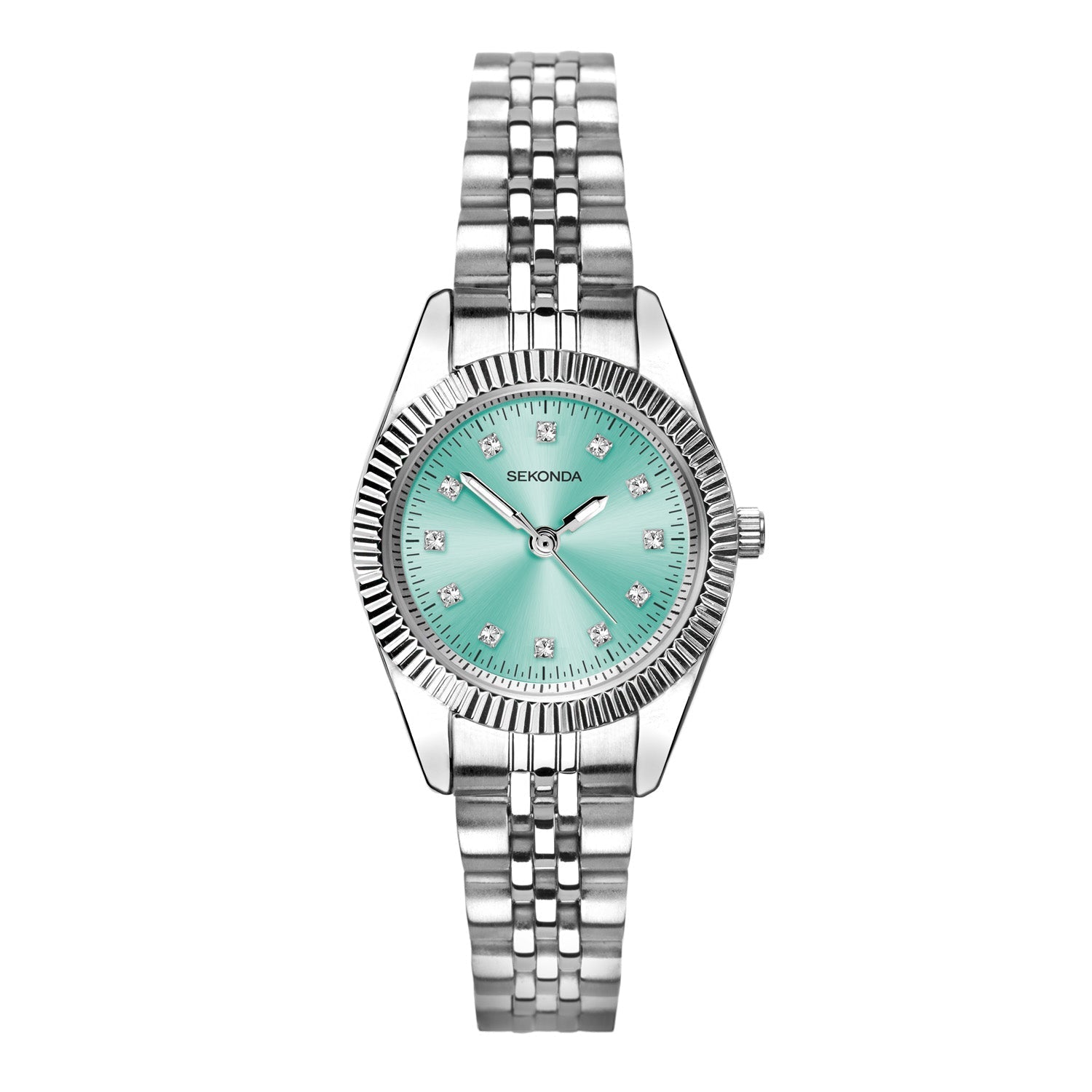 Sekonda Womens Francis Blue Dial Stainless Steel Bracelet 26mm Watch