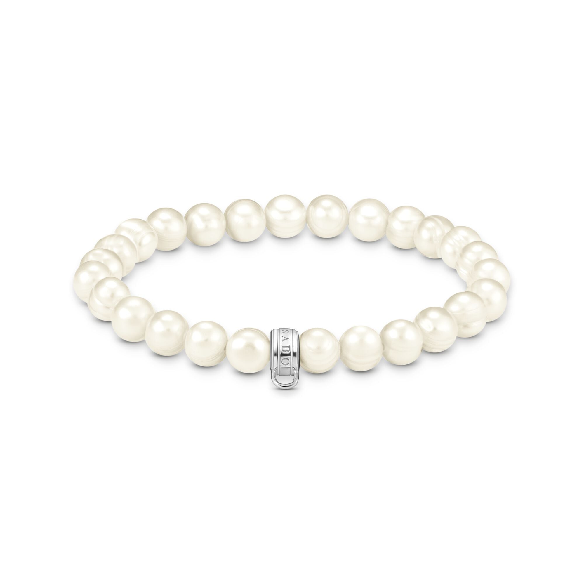 THOMAS SABO Charm bracelet with freshwater cultured pearls