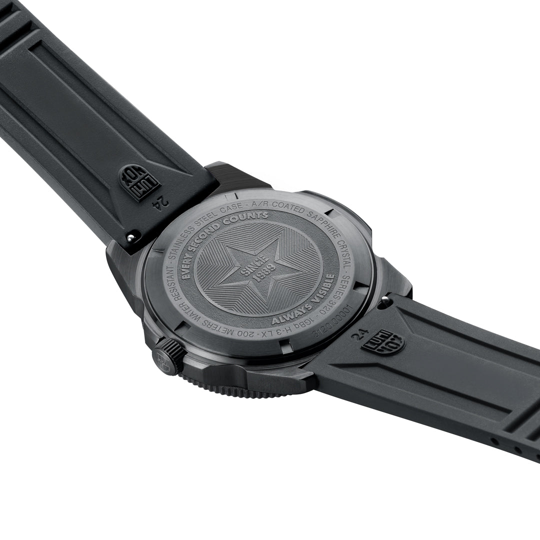 Luminox Pacific Diver Red Dial Black Steel 44mm Watch - XS.3135.B