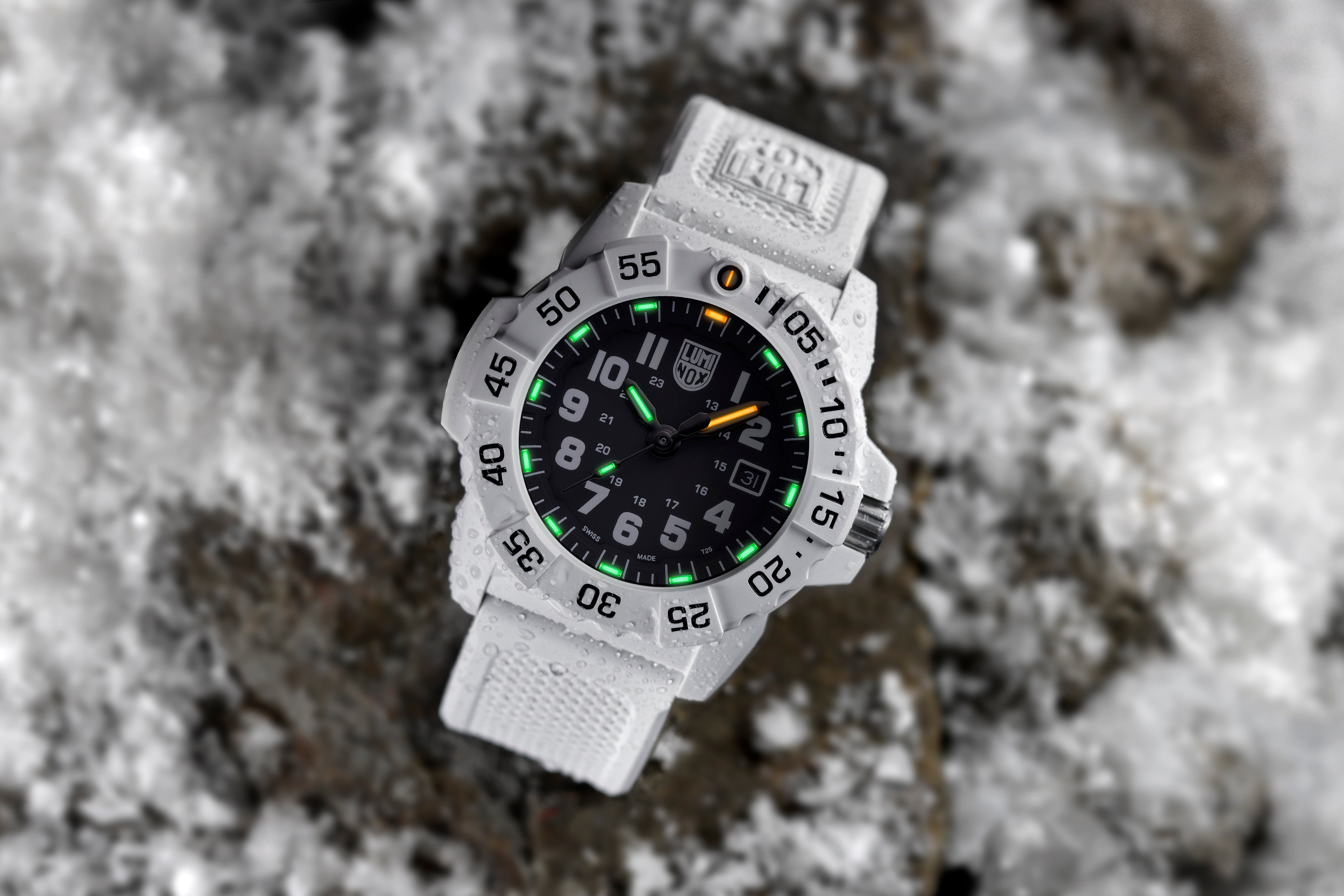 Luminox NAVY SEAL Arctic Whiteout 45mm Watch - XS.3507.WB