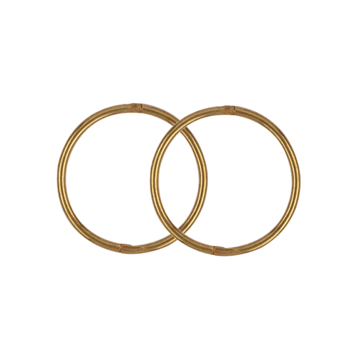 9ct Yellow Gold Medium plain gold sleepers