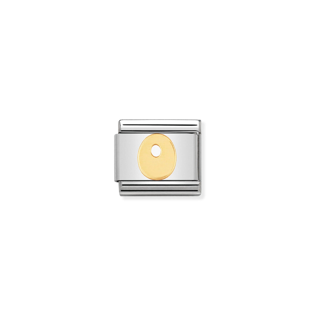 NOMINATION Composable Classic Link 030101/15 Letter O in 18ct Gold