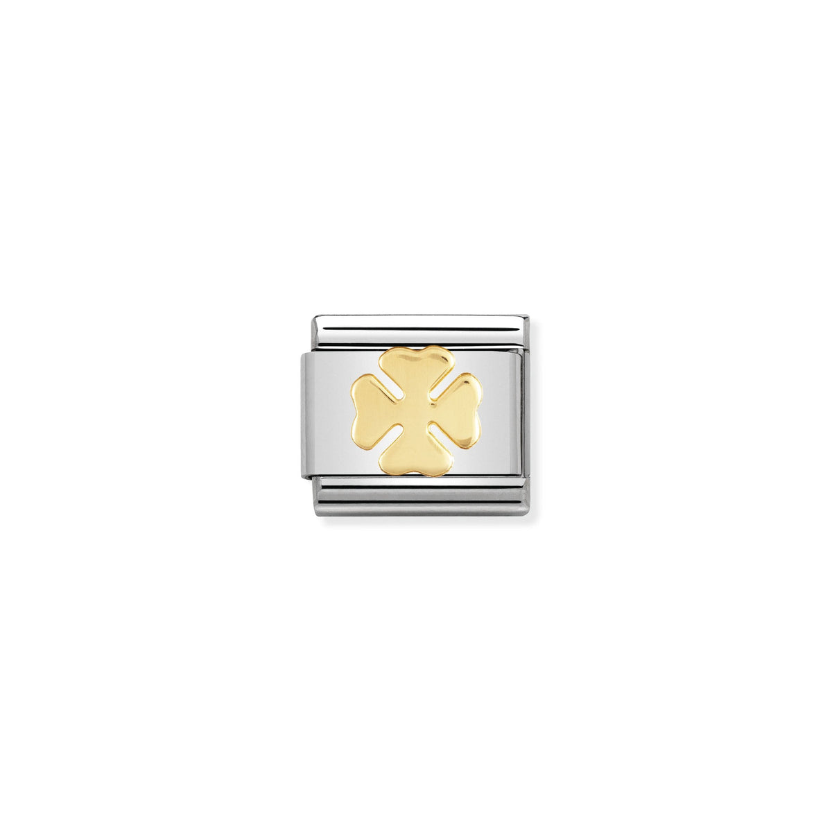 NOMINATION Composable Classic Link 030115/06 Four Leaf Clover in 18ct Gold