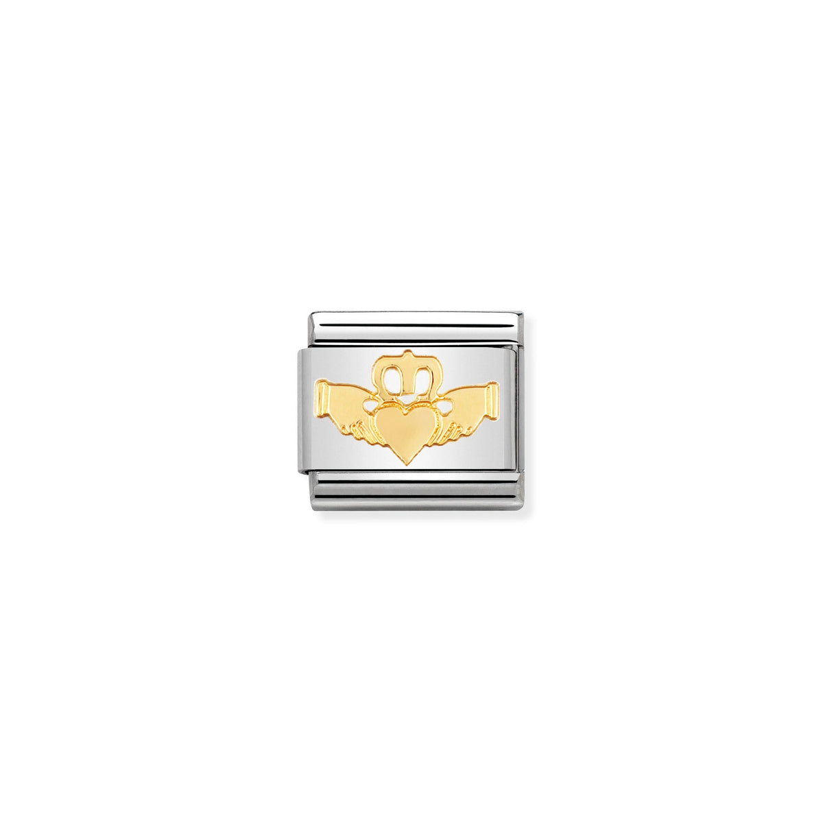 NOMINATION Composable Classic Link 030119/05 Claddagh in 18ct Gold