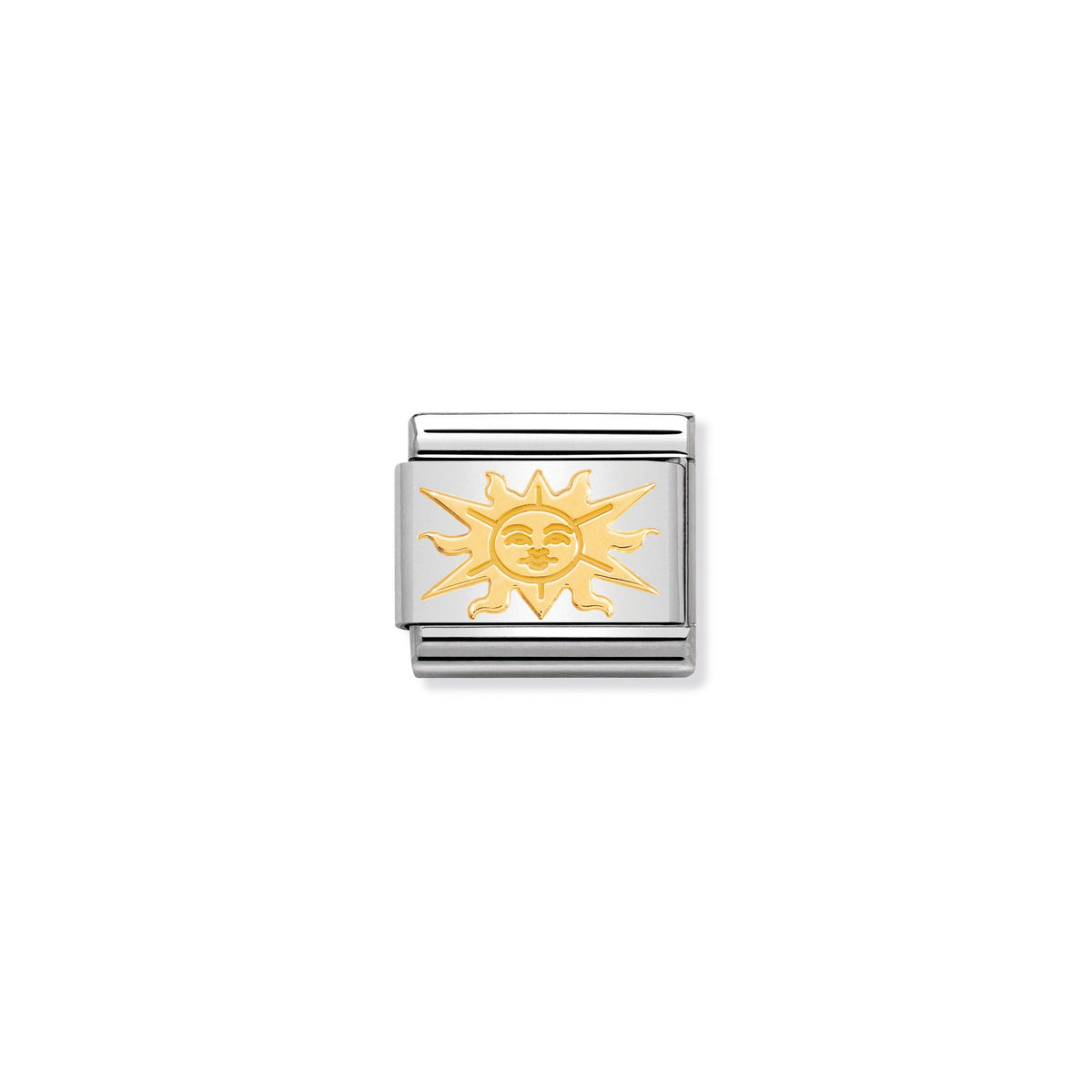 NOMINATION Composable Classic Link 030161/09 Sun in 18ct Gold