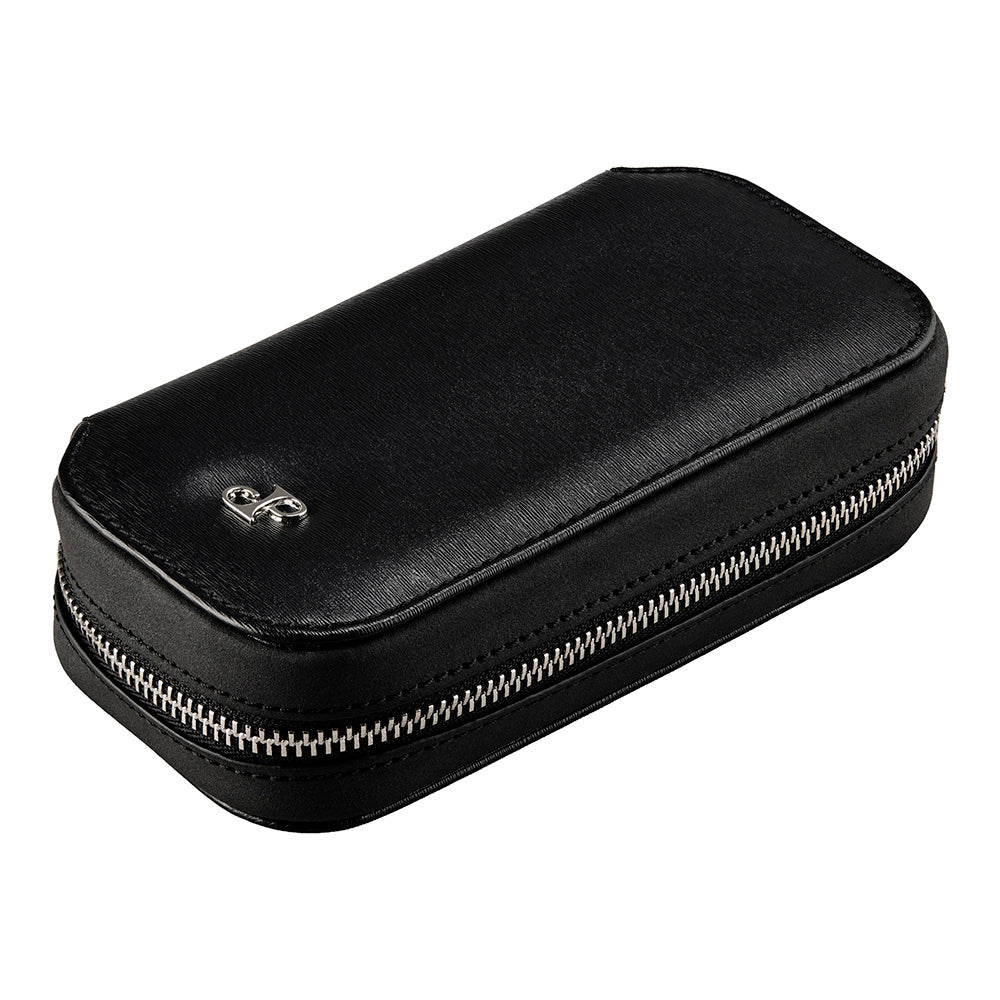 Wolf Philipp 2 Piece Watch Zip Case Black