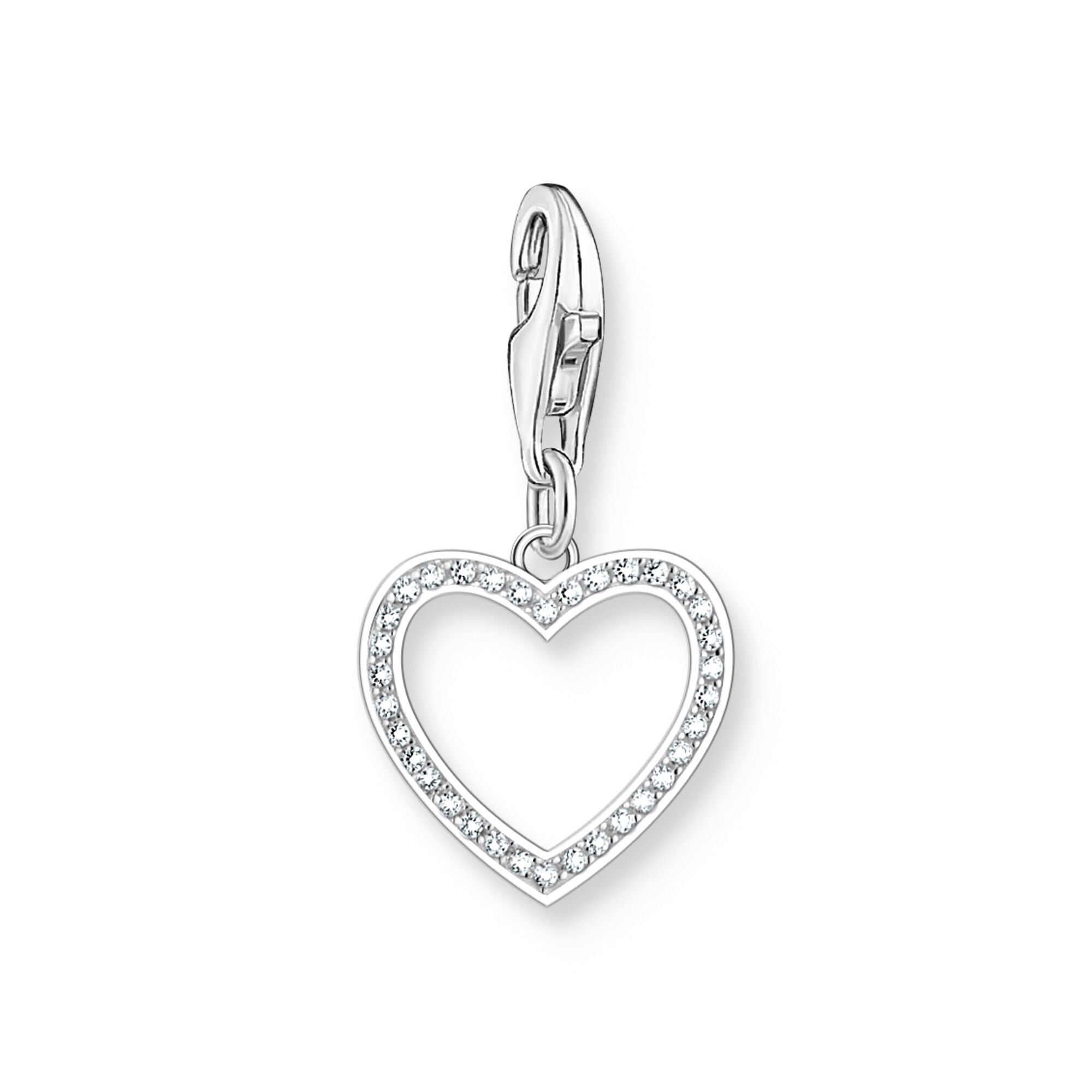 THOMAS SABO Open heart charm with zirconia