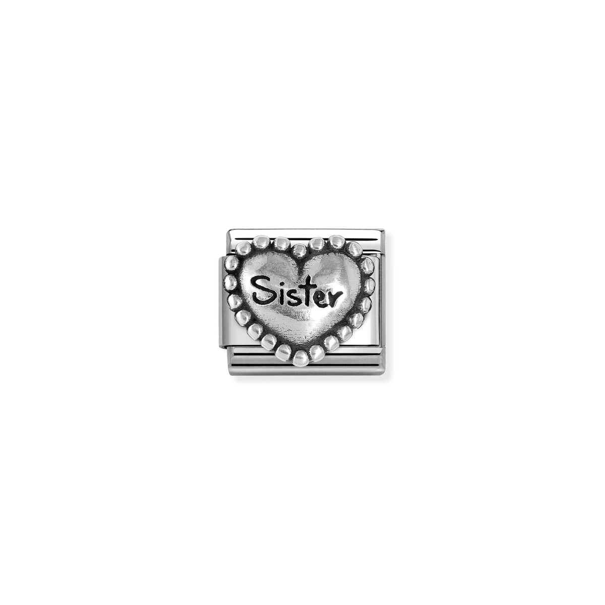 NOMINATION Composable Classic Link 330101/81 Sister Heart in 925 Silver