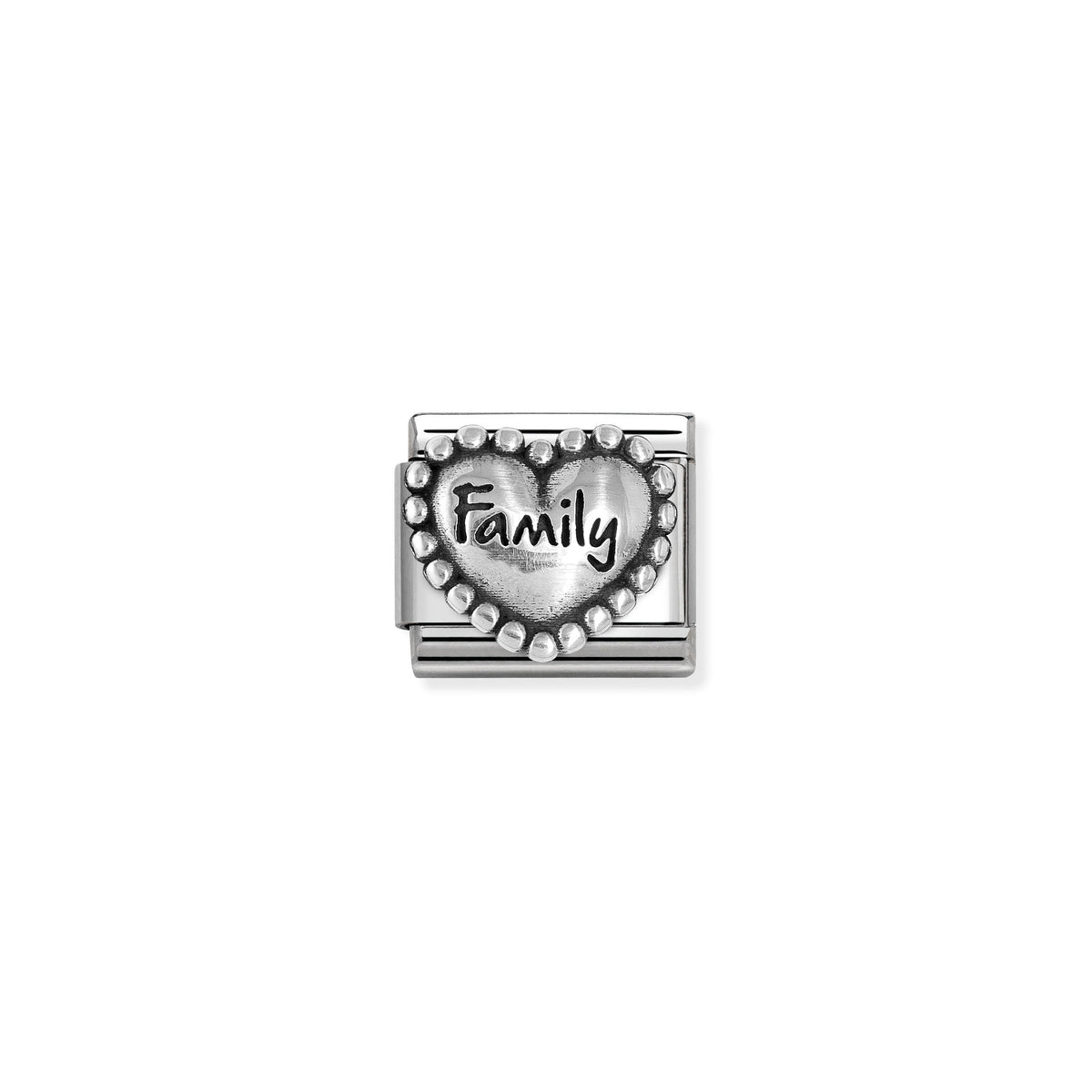 NOMINATION Composable Classic Link 330101/84 Family Heart in 925 Silver