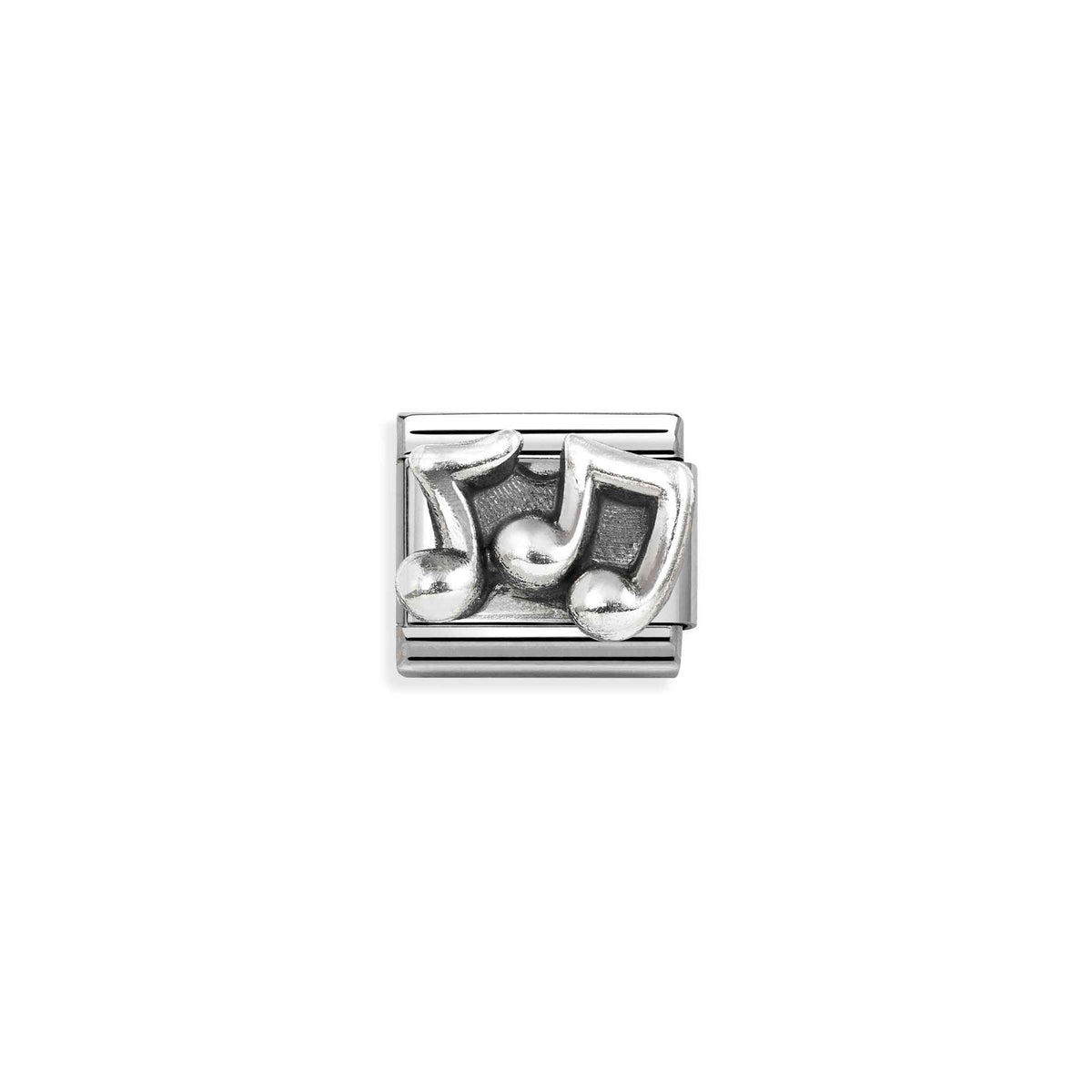 NOMINATION Composable Classic Link 330101/86 Music Notes in 925 Silver Relief