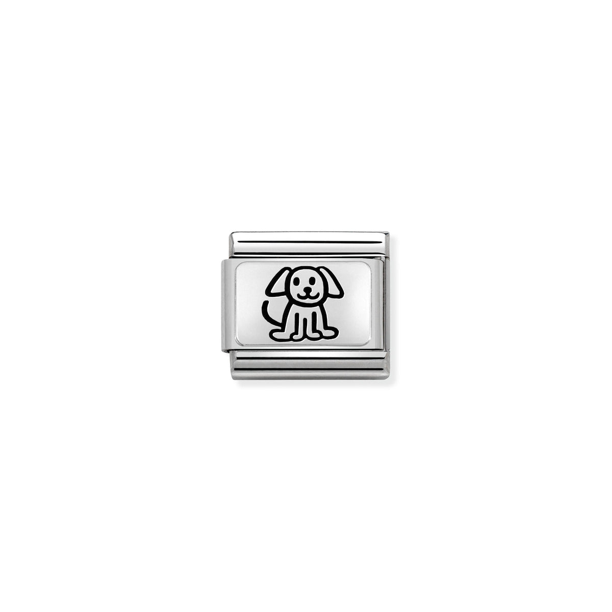 NOMINATION Composable Classic Link 330109/52 Puppy in 925 Silver