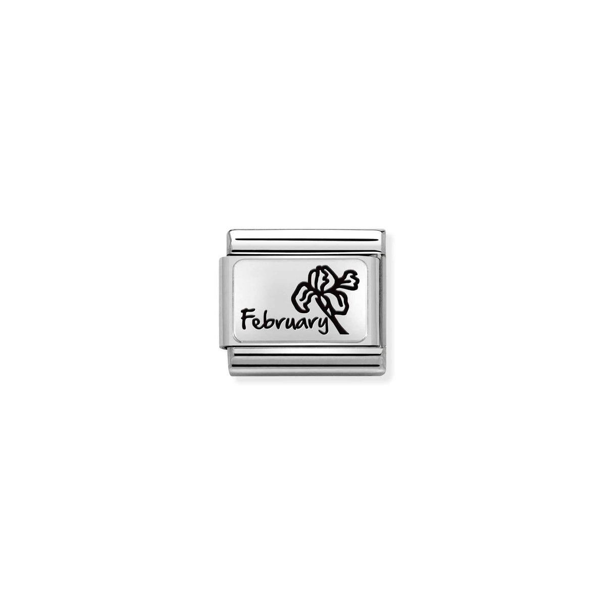 NOMINATION Composable Classic Link 330112/14 February Flower in 925 Silver