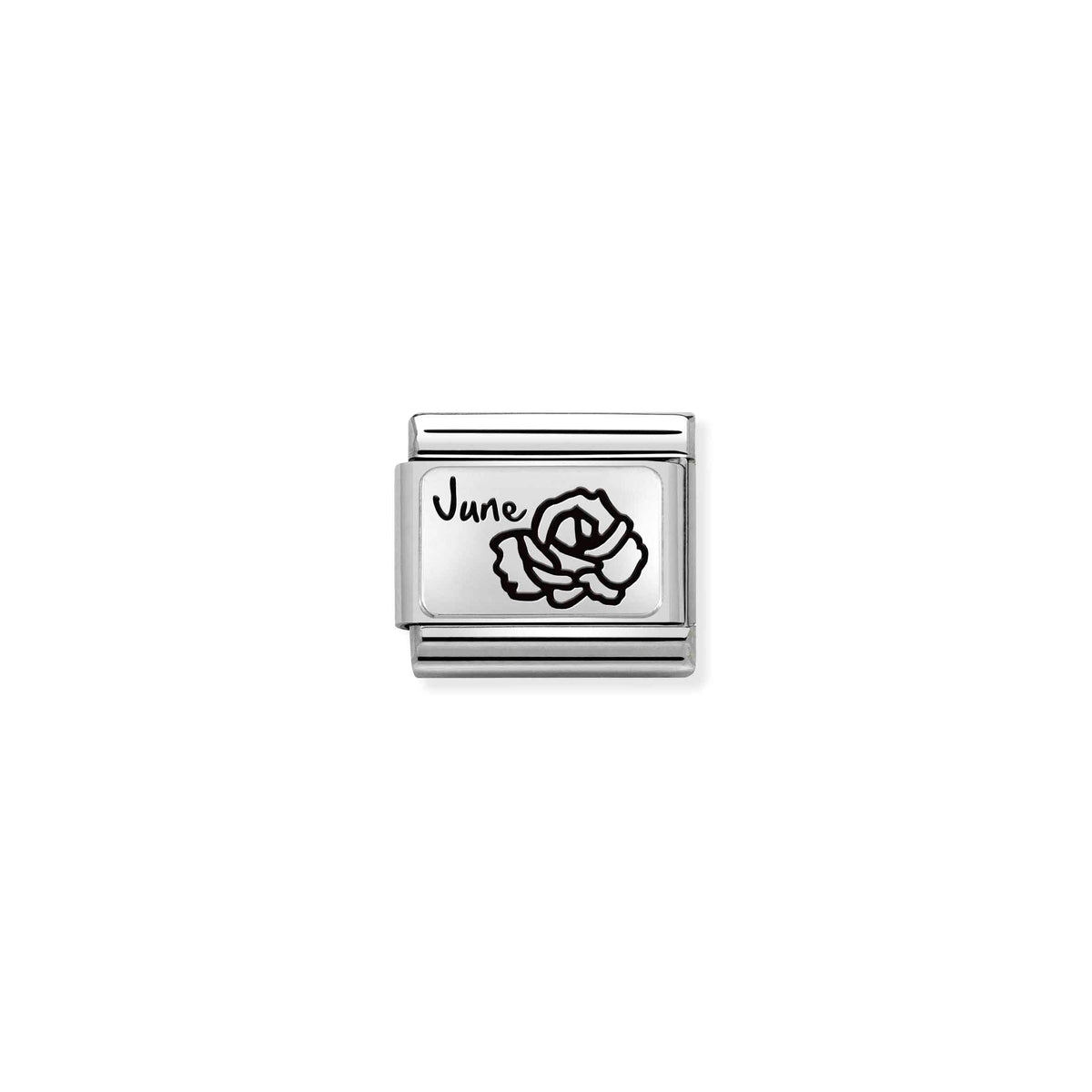 NOMINATION Composable Classic Link 330112/18 June Flower in 925 Silver
