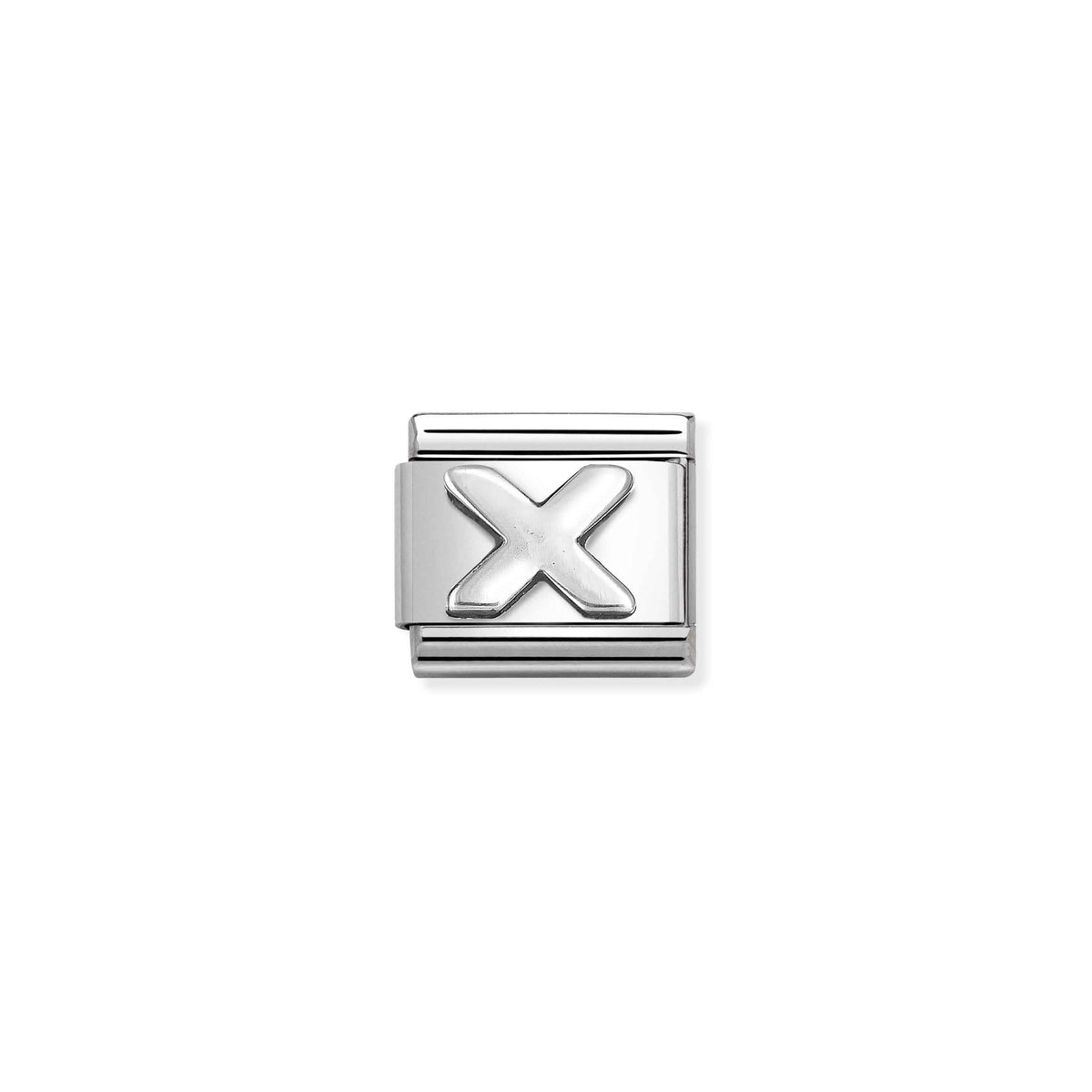 NOMINATION Composable Classic Link 330113/24 Letter X in 925 Silver