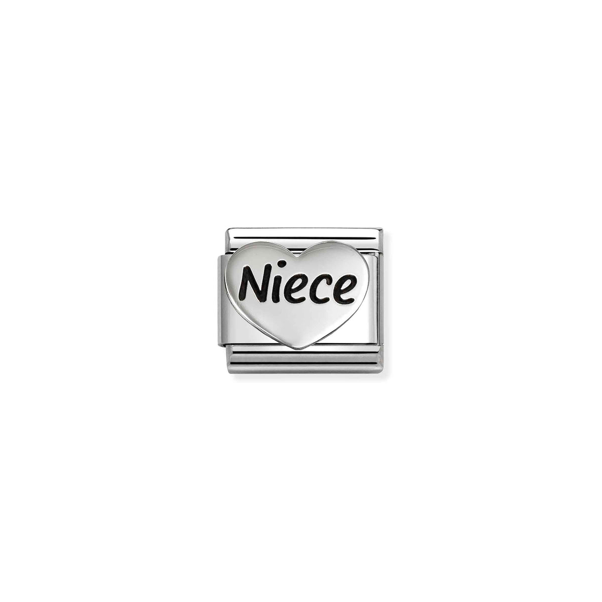 NOMINATION Composable Classic Link 330114/26 Niece Heart in Silver