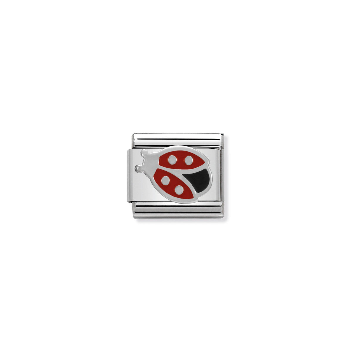NOMINATION Composable Classic Link 330202/15 Ladybird in Enamel & 925 Silver