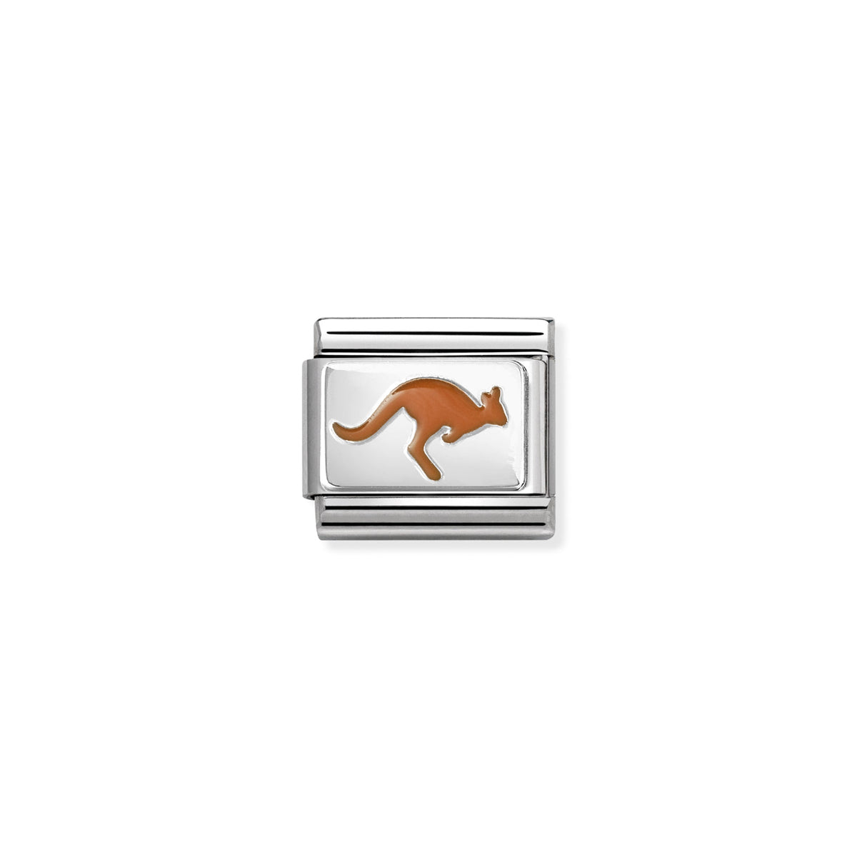 NOMINATION Composable Classic Link 330206/46 Kangaroo in Enamel & 925 Silver