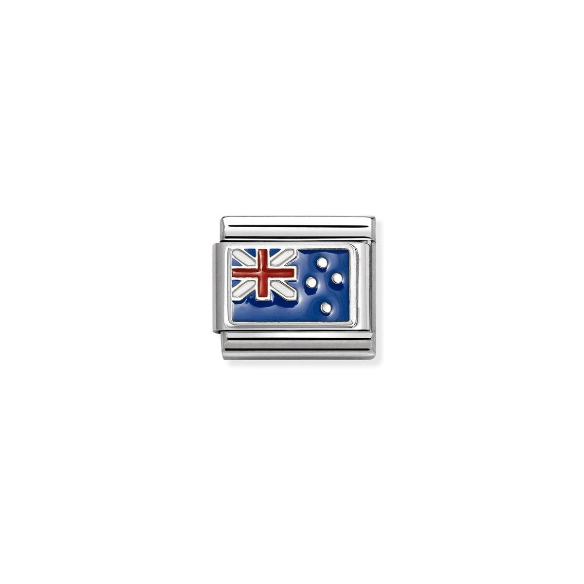 NOMINATION Composable Classic Link 330207/35 New Zealand in Enamel & 925 Silver