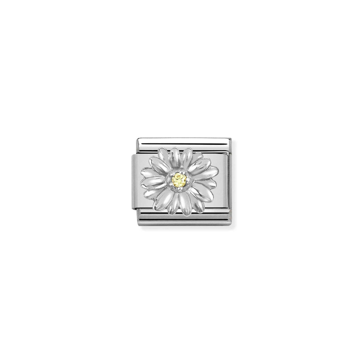 NOMINATION Composable Classic Link 330311/13 Daisy Cubic Zirconia in Silver