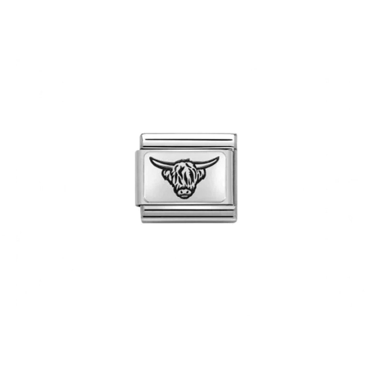 NOMINATION Composable Classic Link 330111/35 Highland Cow in 925 Silver