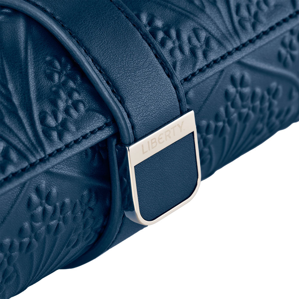WOLF x Liberty Triple Watch Roll - Navy