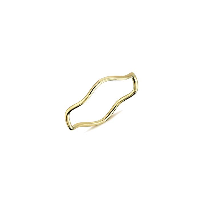 9ct Yellow Gold Wavey Ring