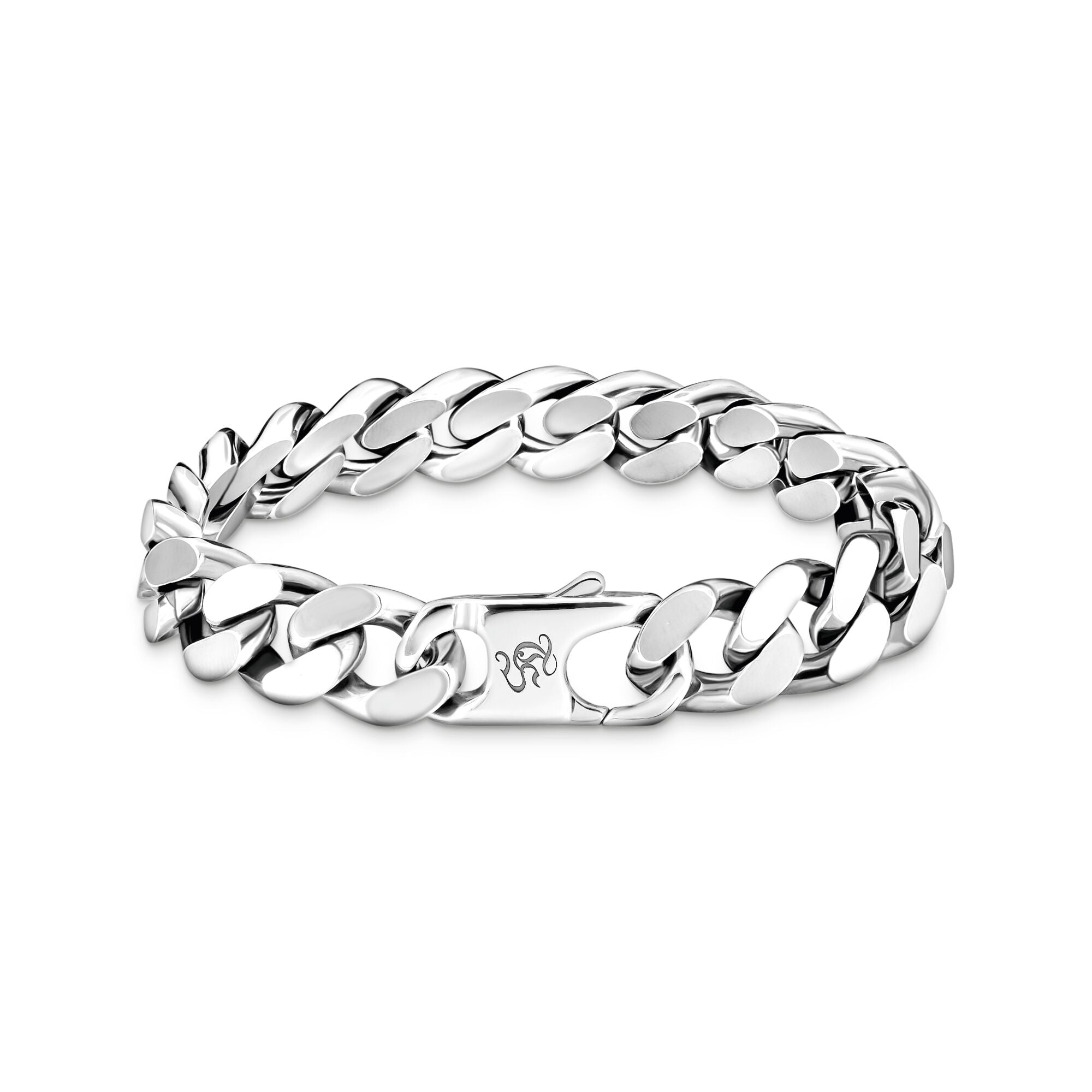 THOMAS SABO Wide silver armoured bracelet