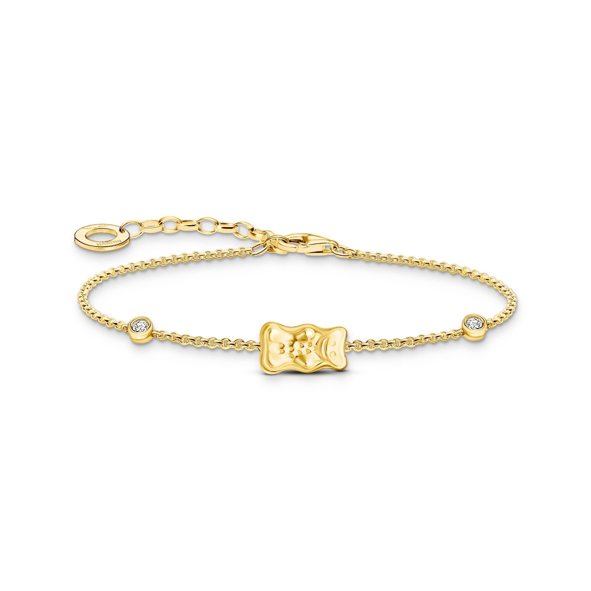 THOMAS SABO Bracelet with Gold HARIBO goldbear and zirconia