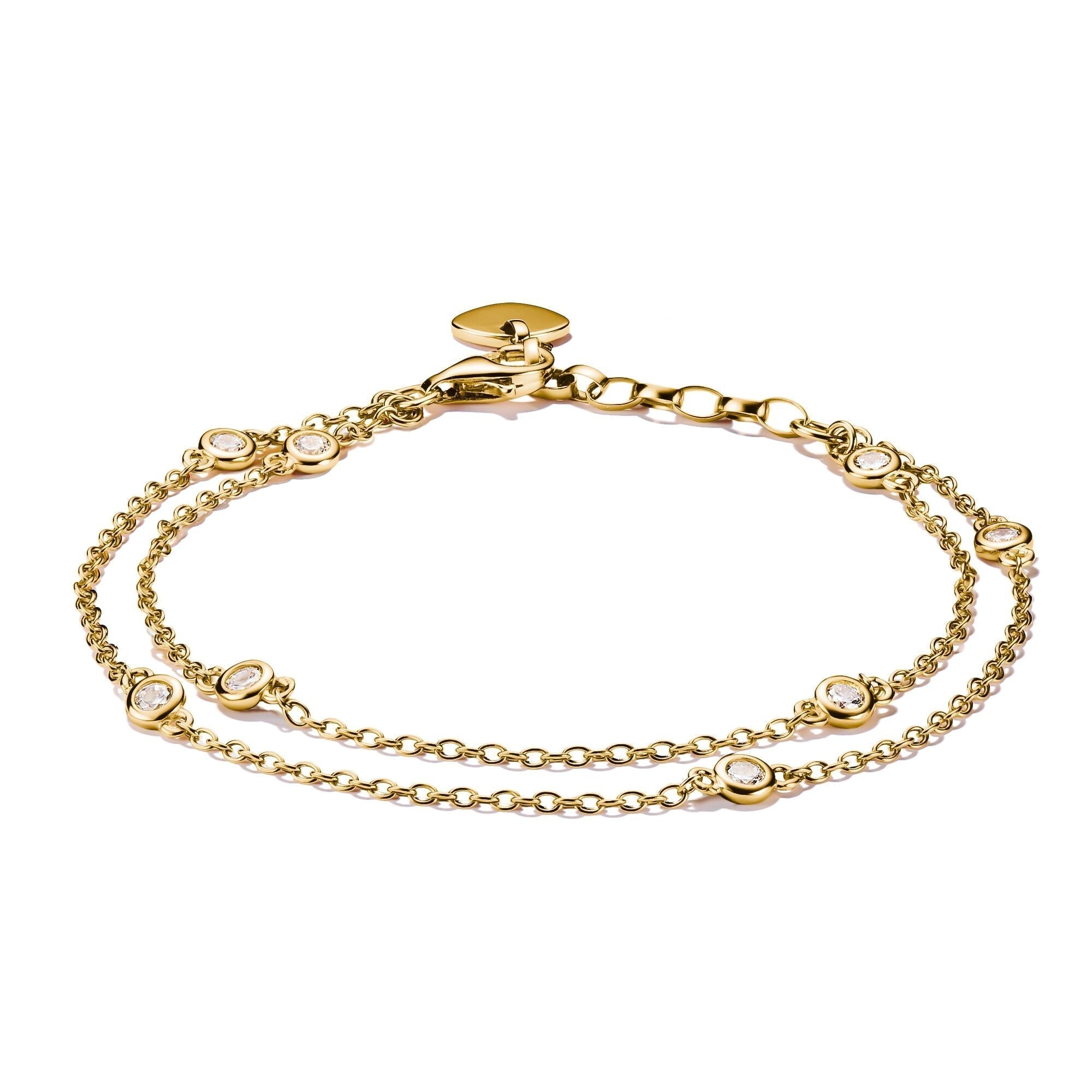 THOMAS SABO Bracelet with Zirconia Double-Row