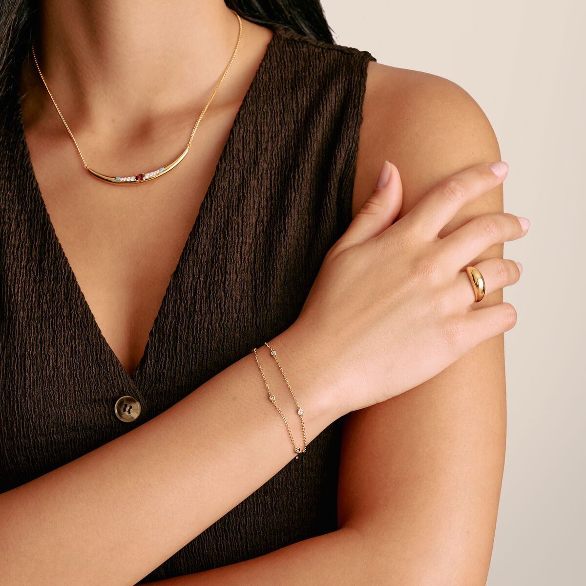 THOMAS SABO Bracelet with Zirconia Double-Row