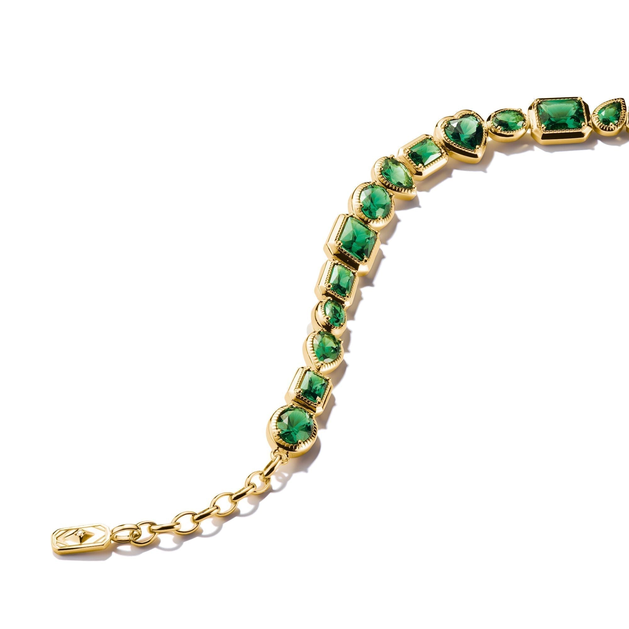 THOMAS SABO Elyndra Bracelet with Green Stones