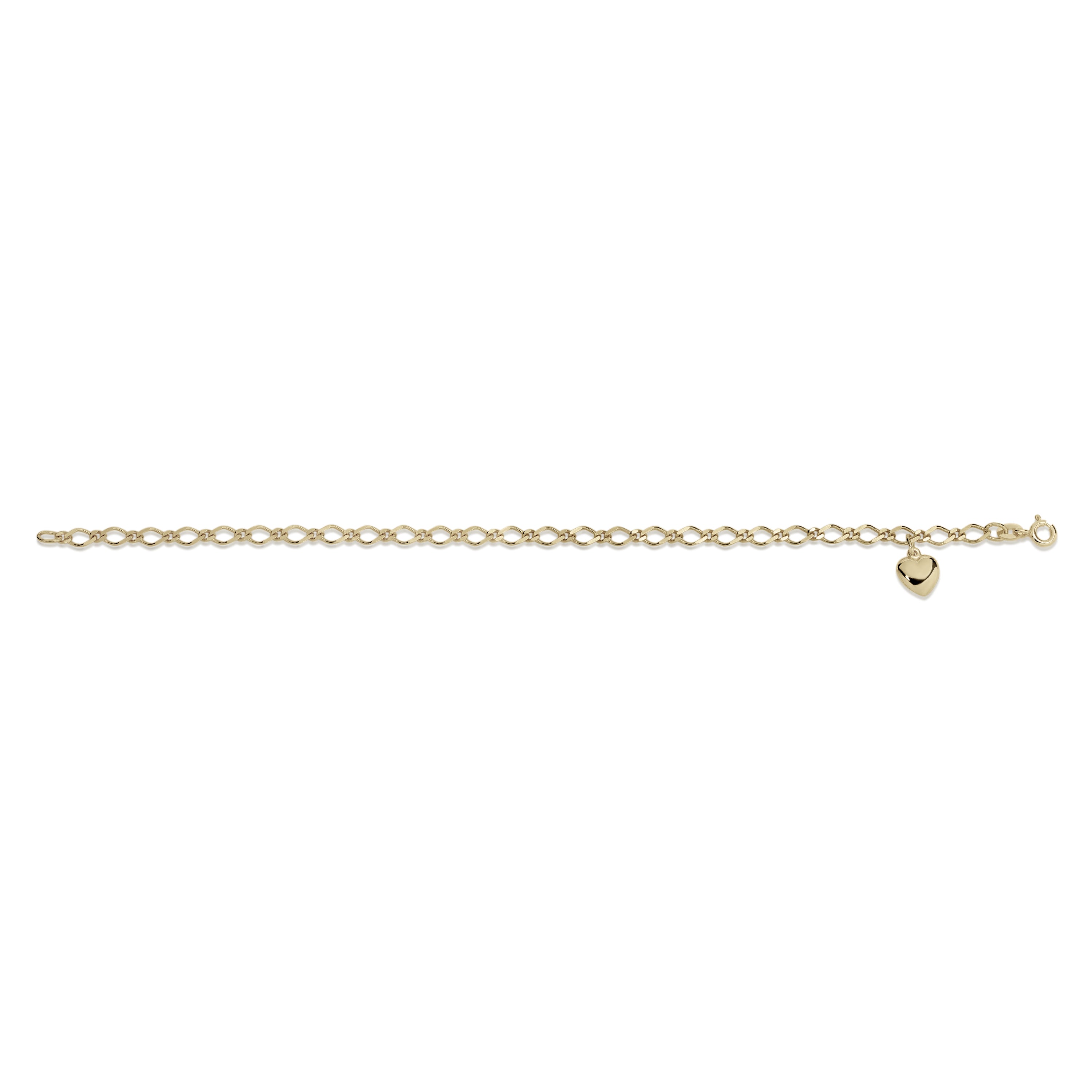 9ct gold charm bracelet