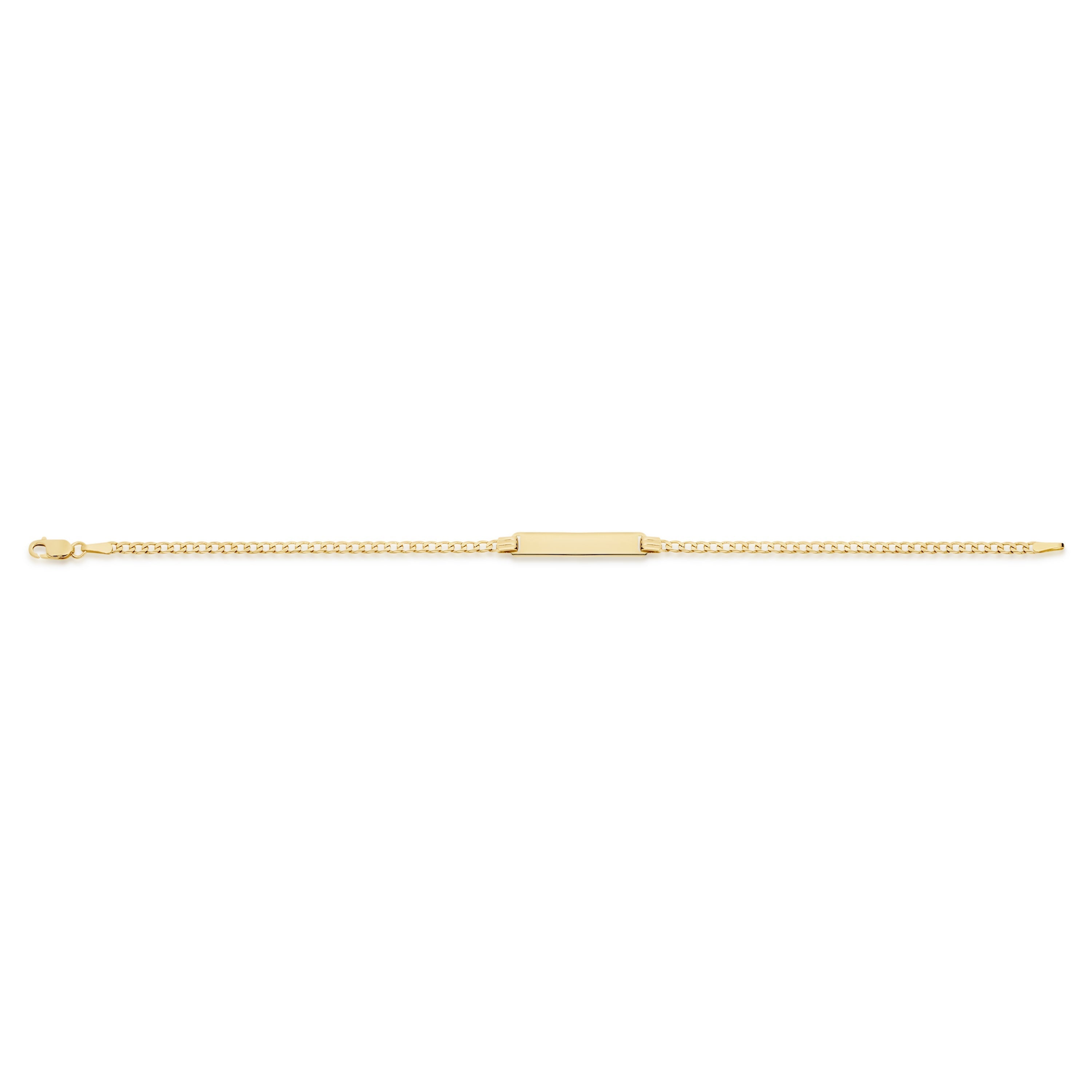 9ct gold ID bracelet