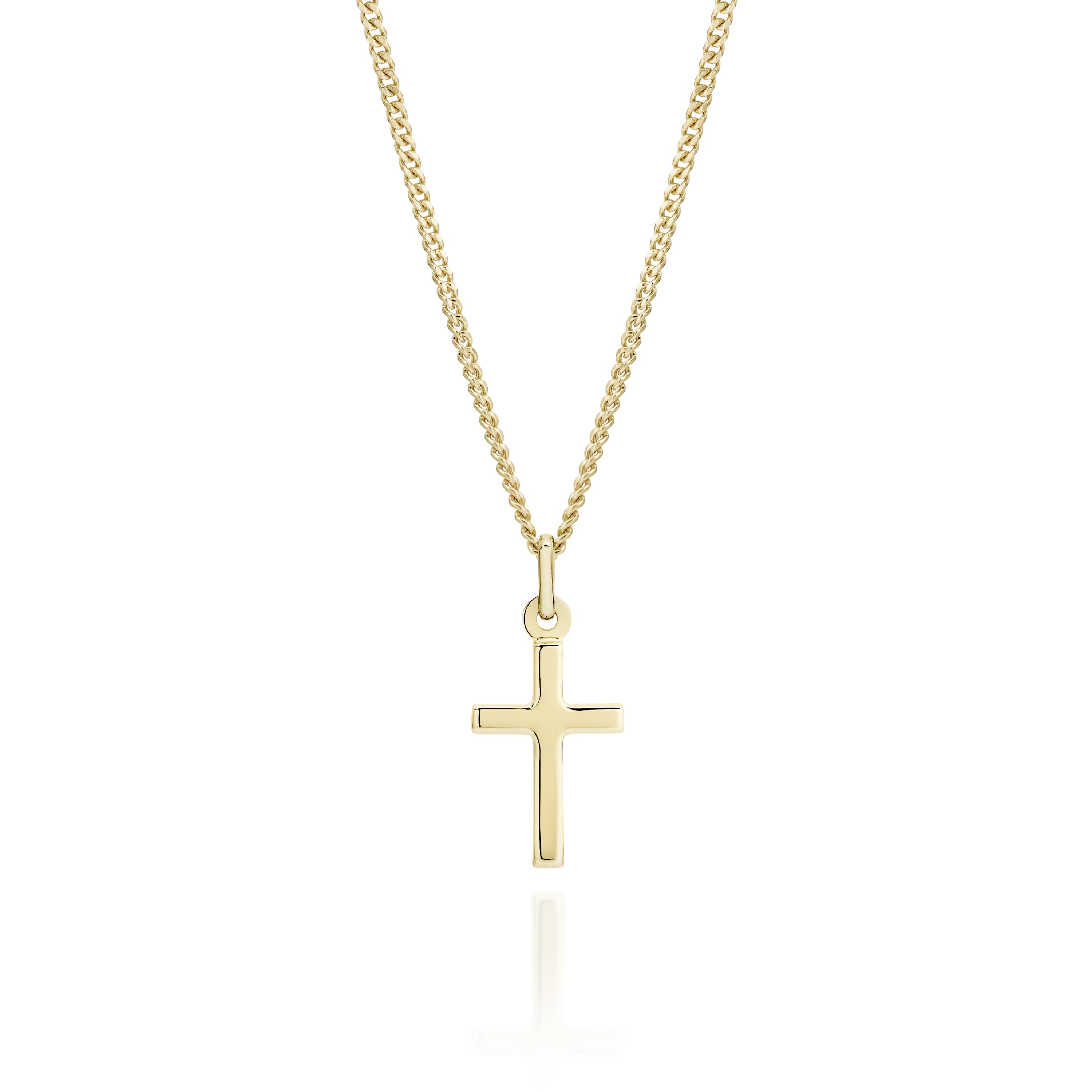 9ct gold cross pendant