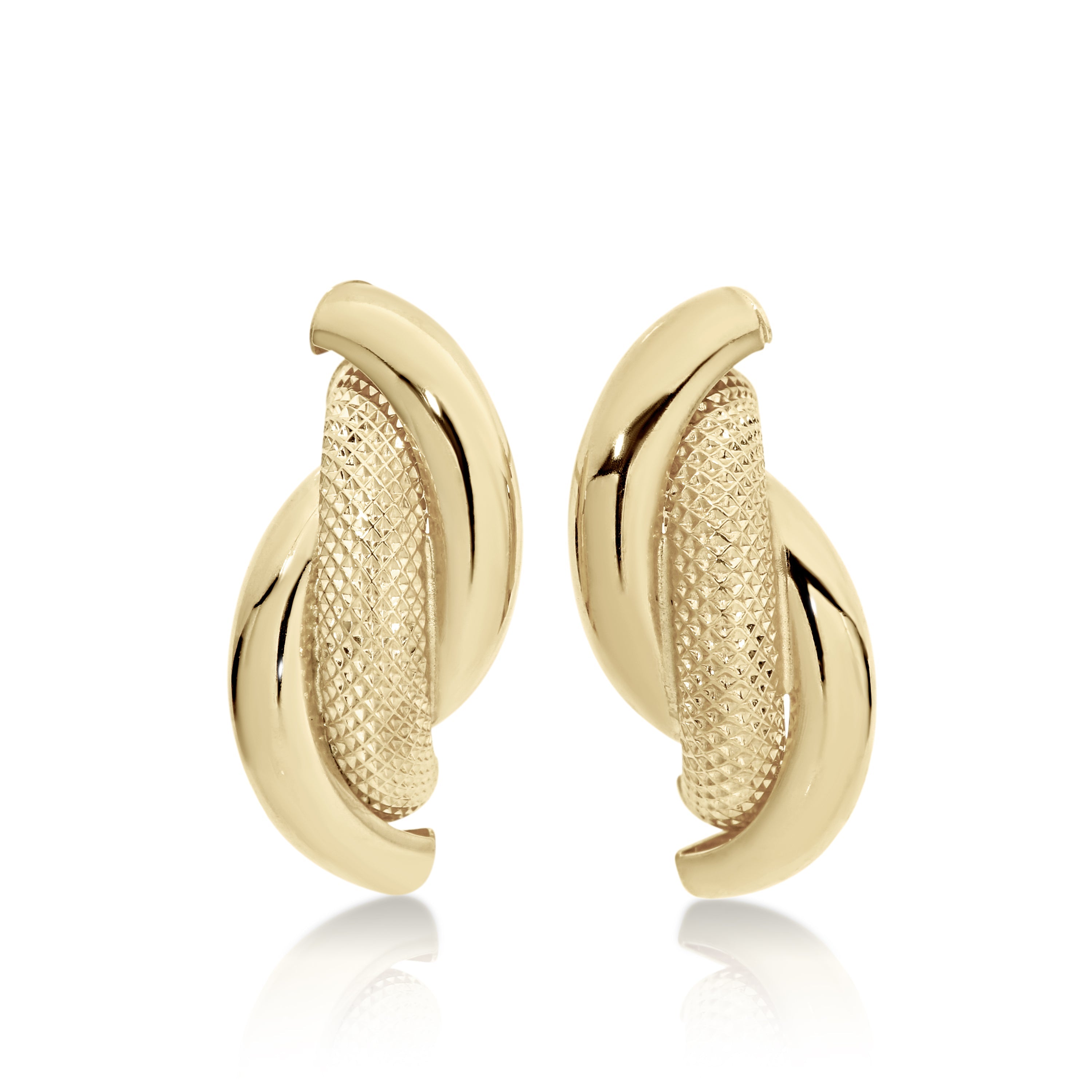 9ct gold fancy triple studs