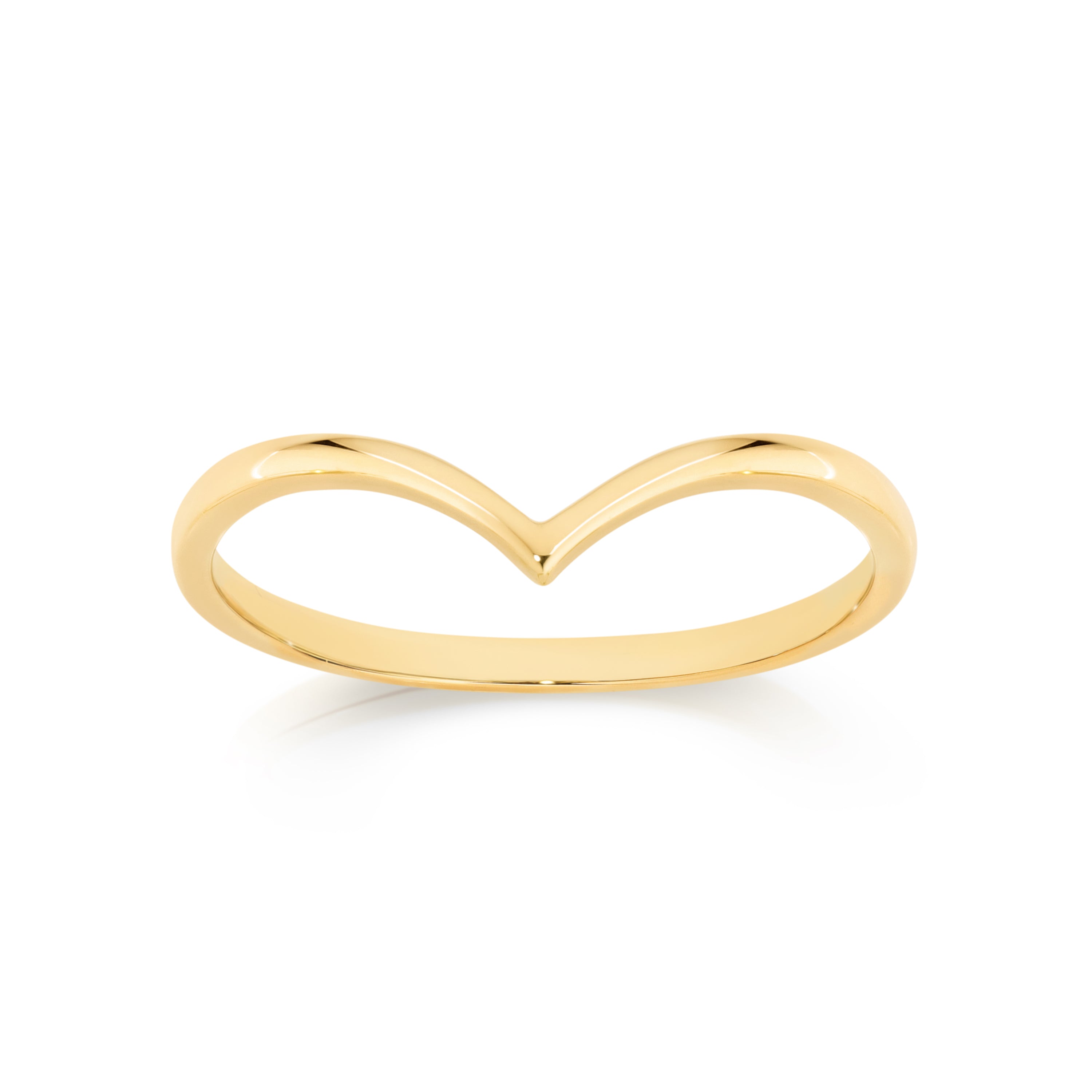 9ct polished wish ring