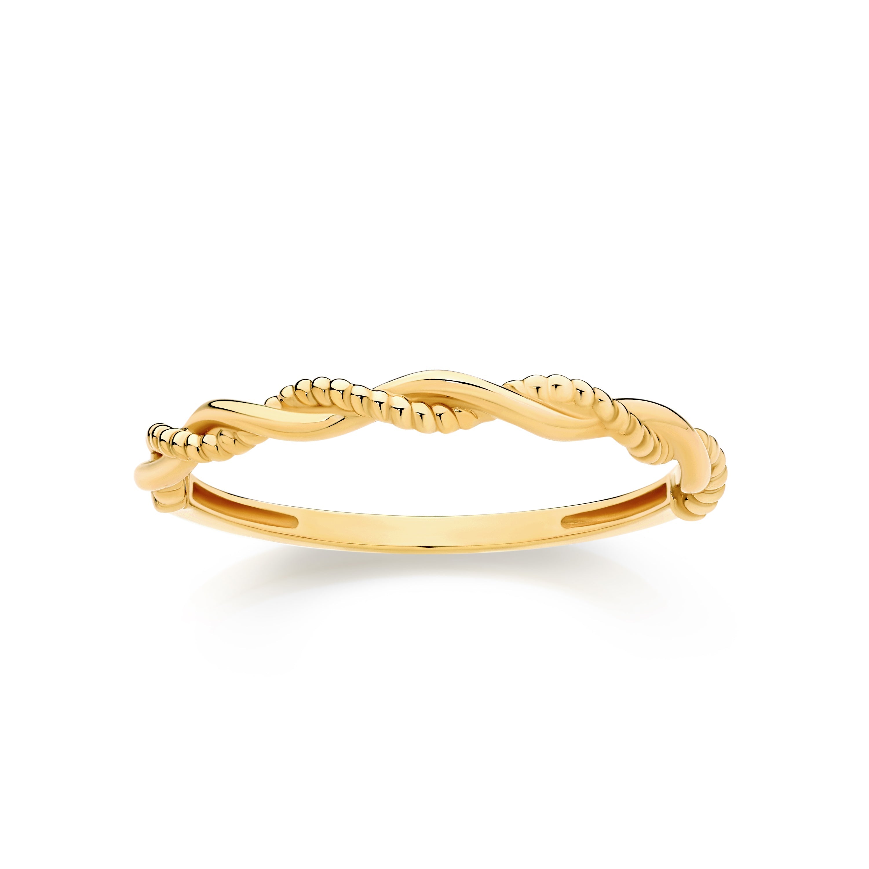 9ct twist ring